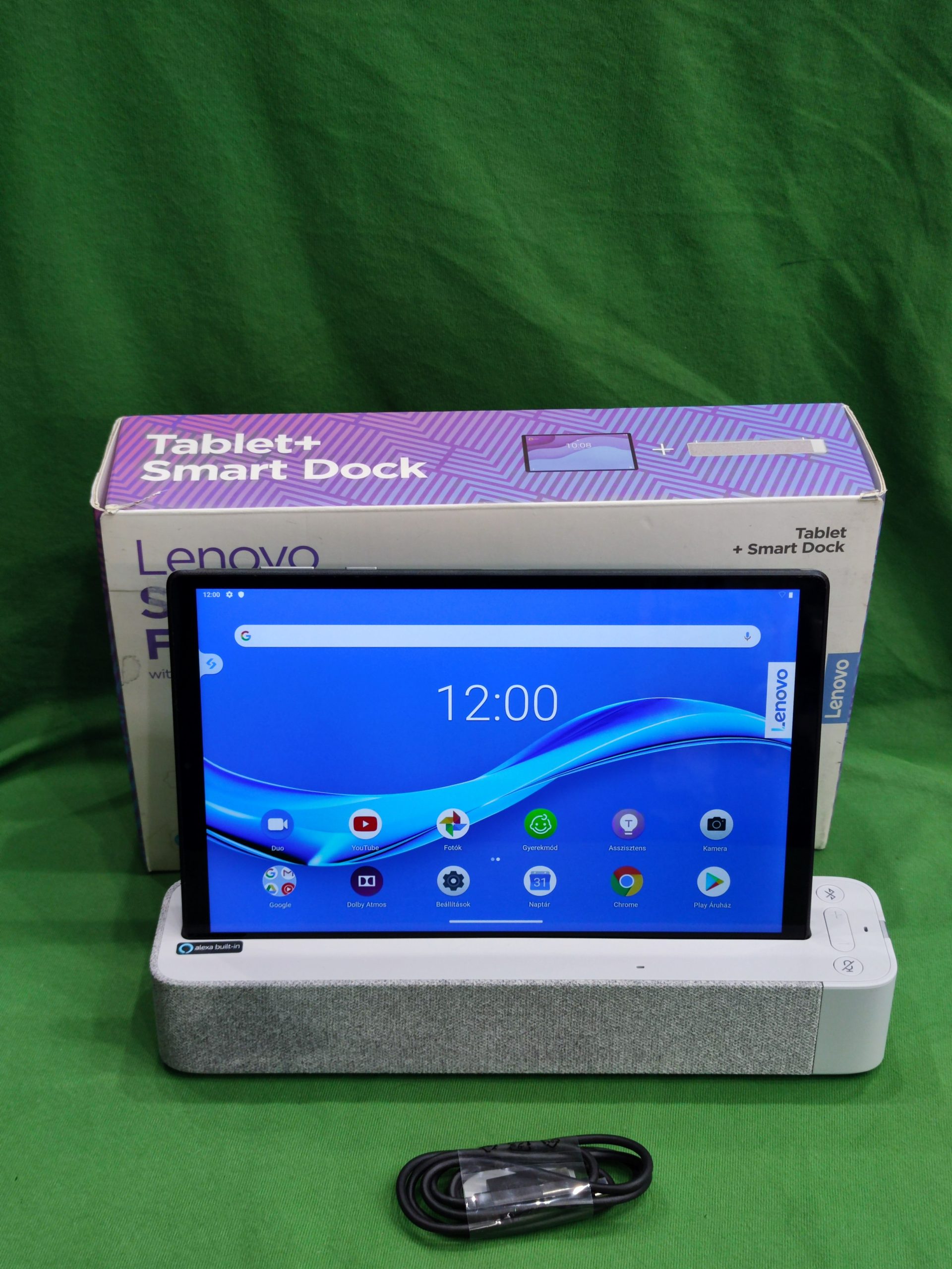 Lenovo Smart Tab M10 Plus 64GB/4GB (TB-X606FA) Wifi 10" tablet + dokkoló, kiemelt kép