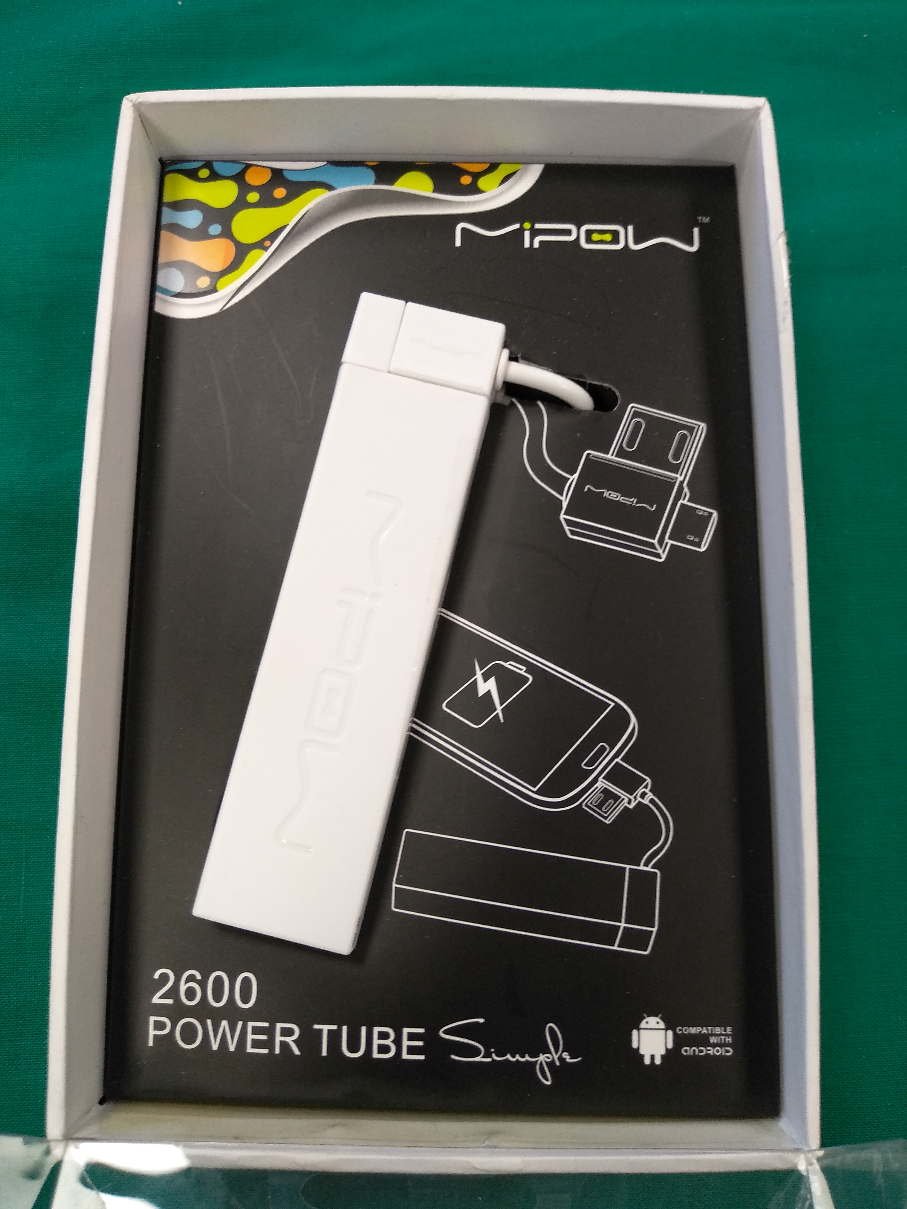 Androidos Power tube töltő, kiemelt kép
