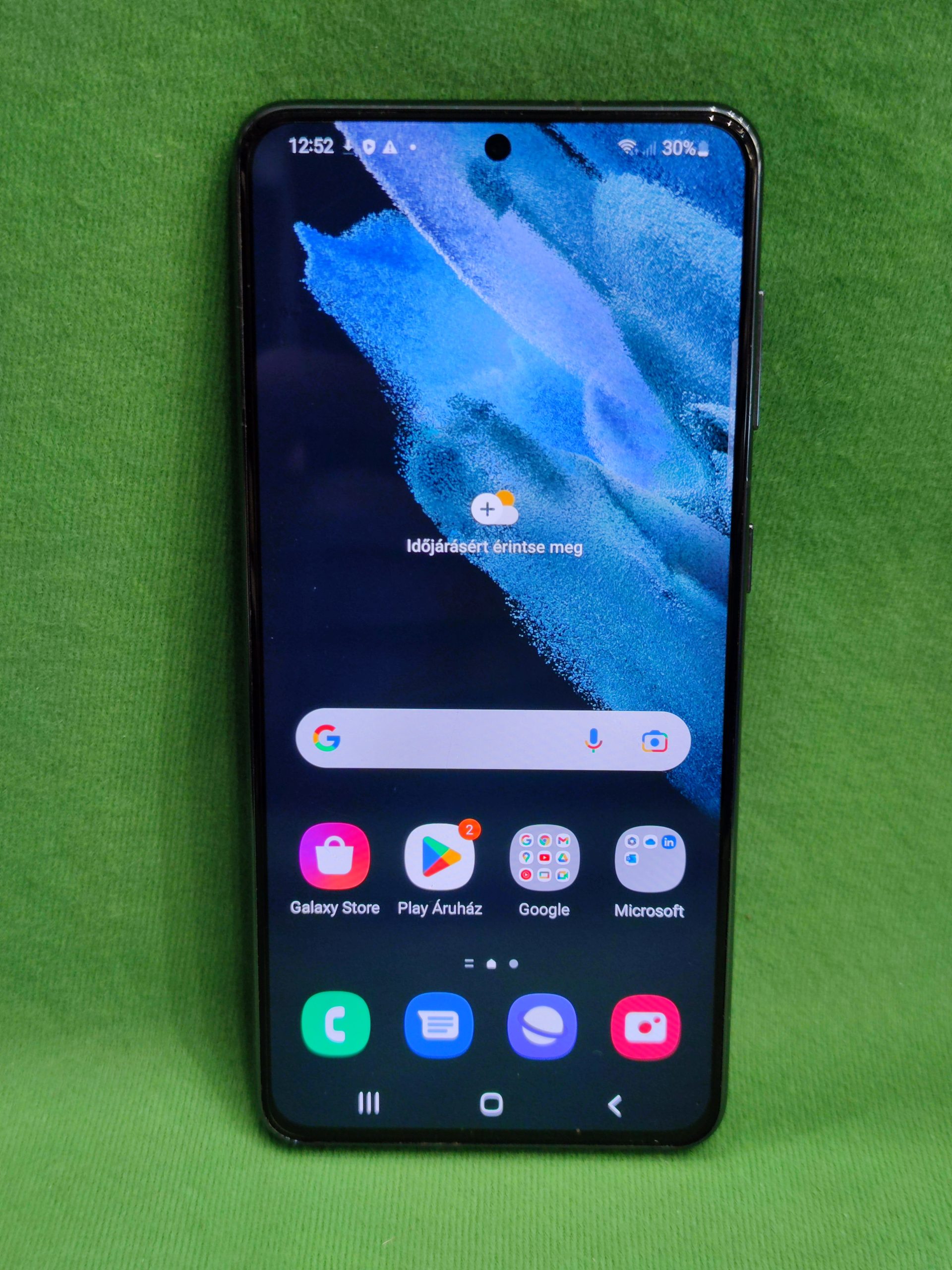 Samsung S21 5G 128GB/8GB kártyafüggetlen telefon + tok, kiemelt kép