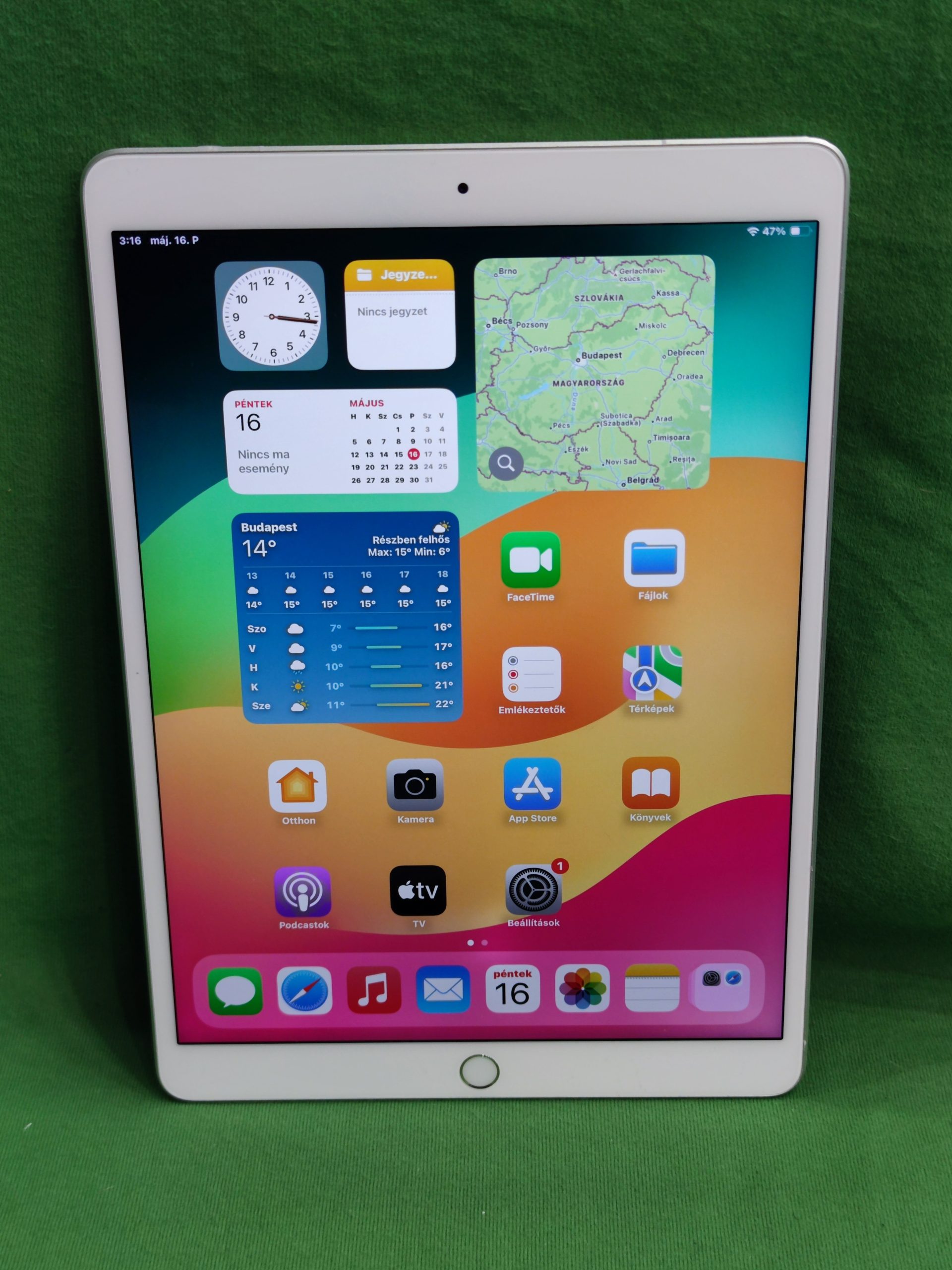 iPad Air 3 (2019) 64GB Wi-Fi + Cellular, 10.5” kijelzővel, kiemelt kép