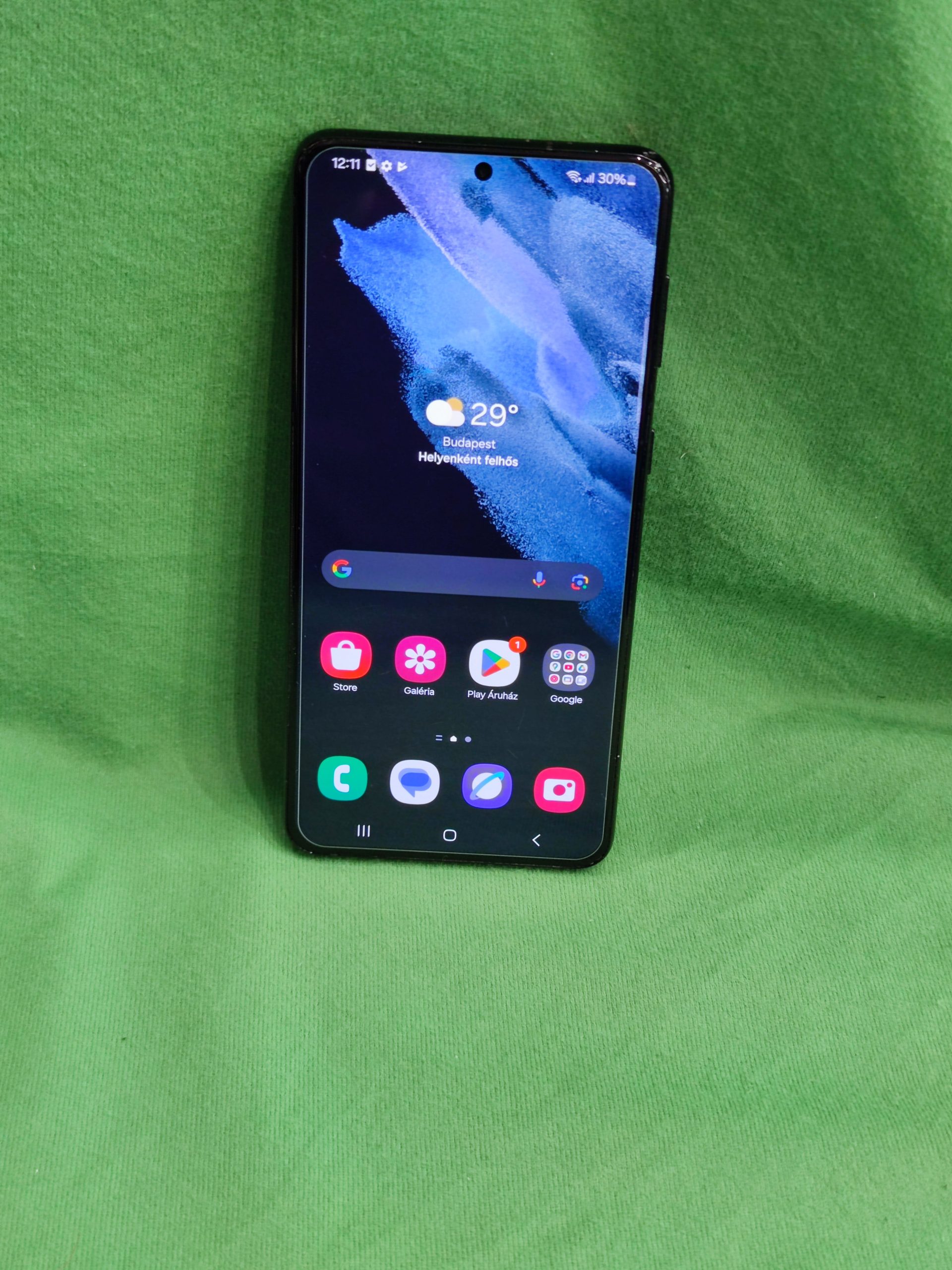 Samsung Galaxy S21+ 5G 128GB / 8GB RAM / Dual SIM (G996) mobiltelefon, kiemelt kép