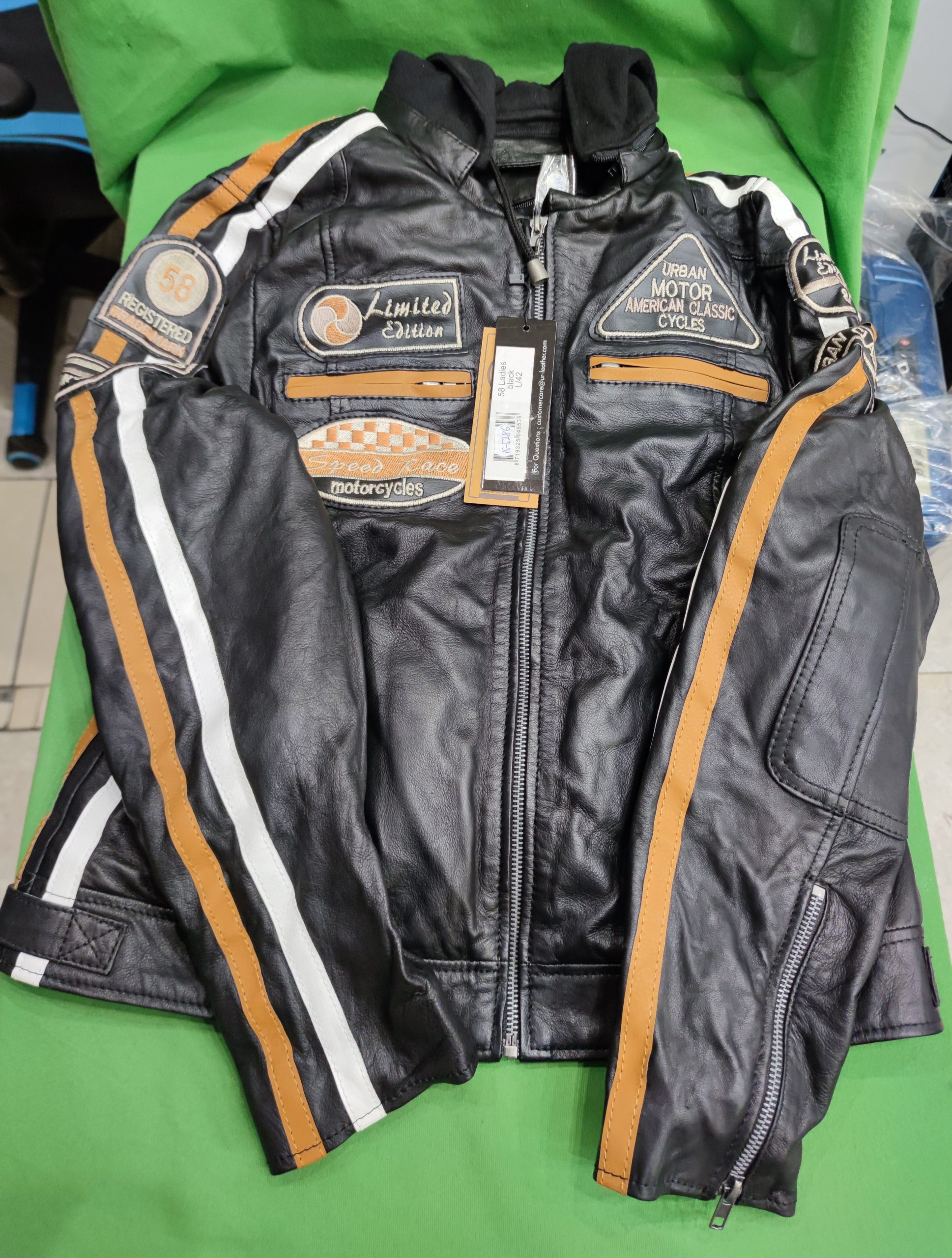 Urban 5884 58 Laries S Női protektoros motoros kabát, kiemelt kép