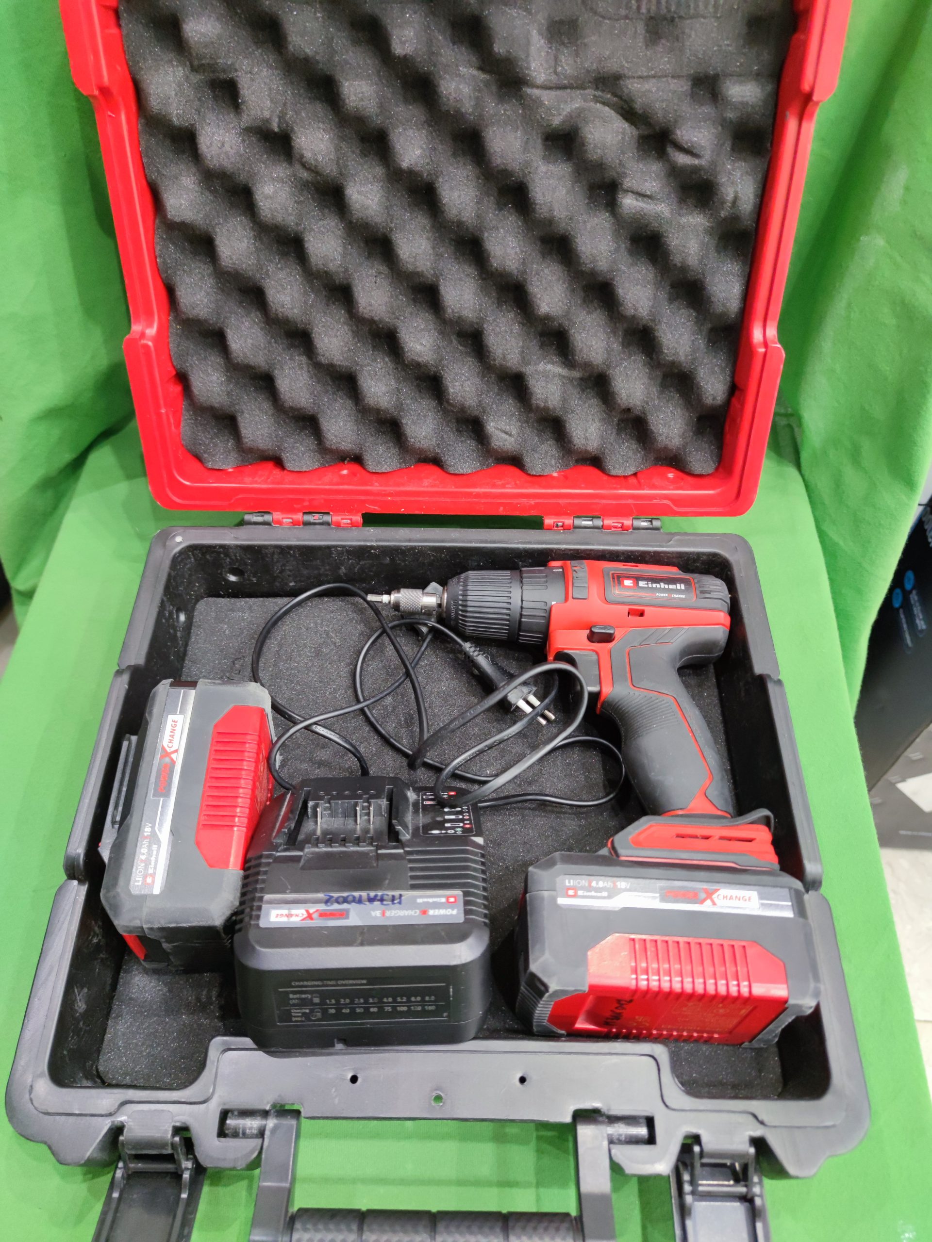 Einhell TE-CD 18/40 Li BL Akkus Csavarozó/fúró 2×4.0Ah 18V + koffer, kiemelt kép