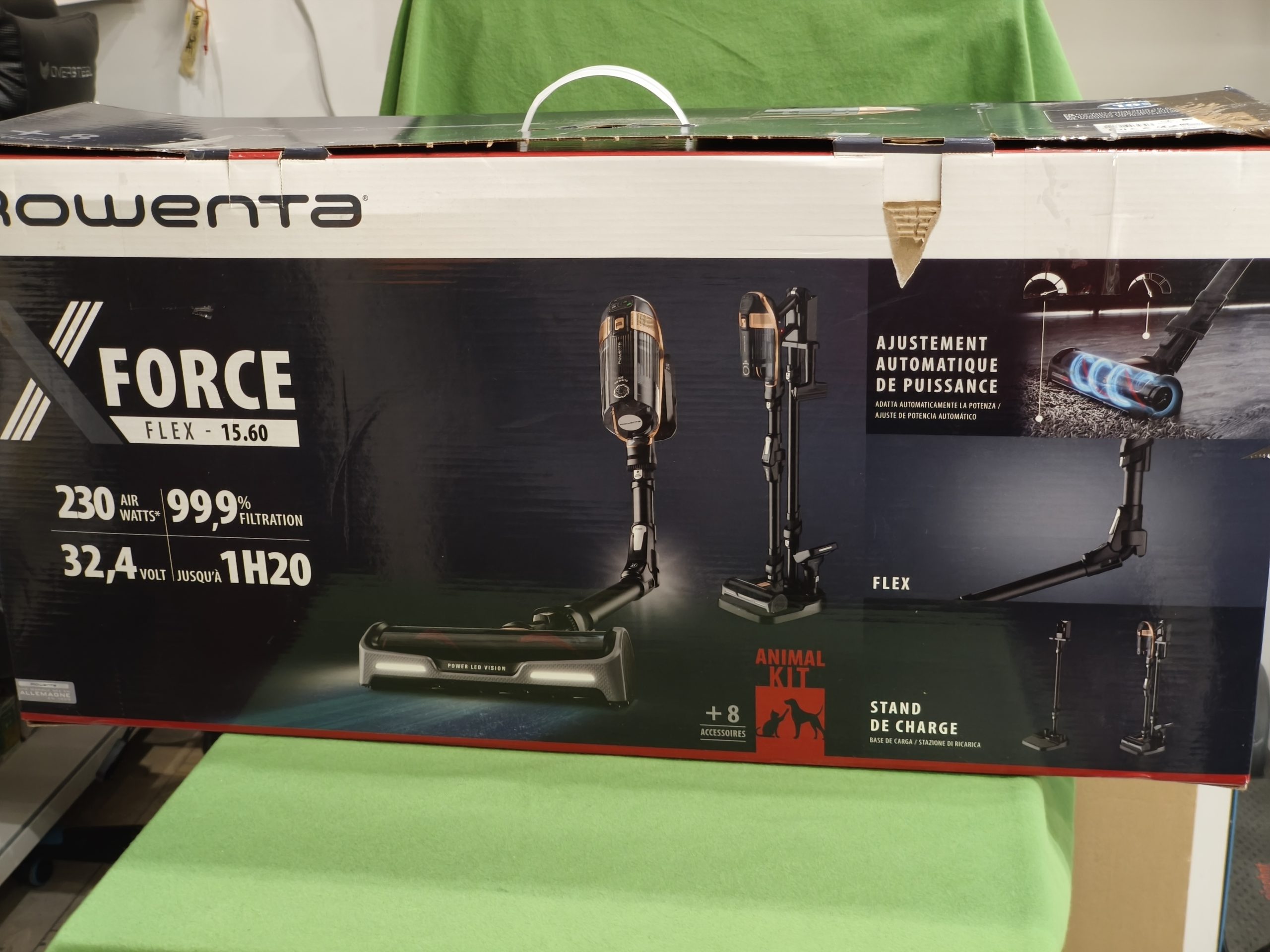Vezeték nélküli porszívó Rowenta X-Force Flex 15.60 AW RH99F1WO, kiemelt kép