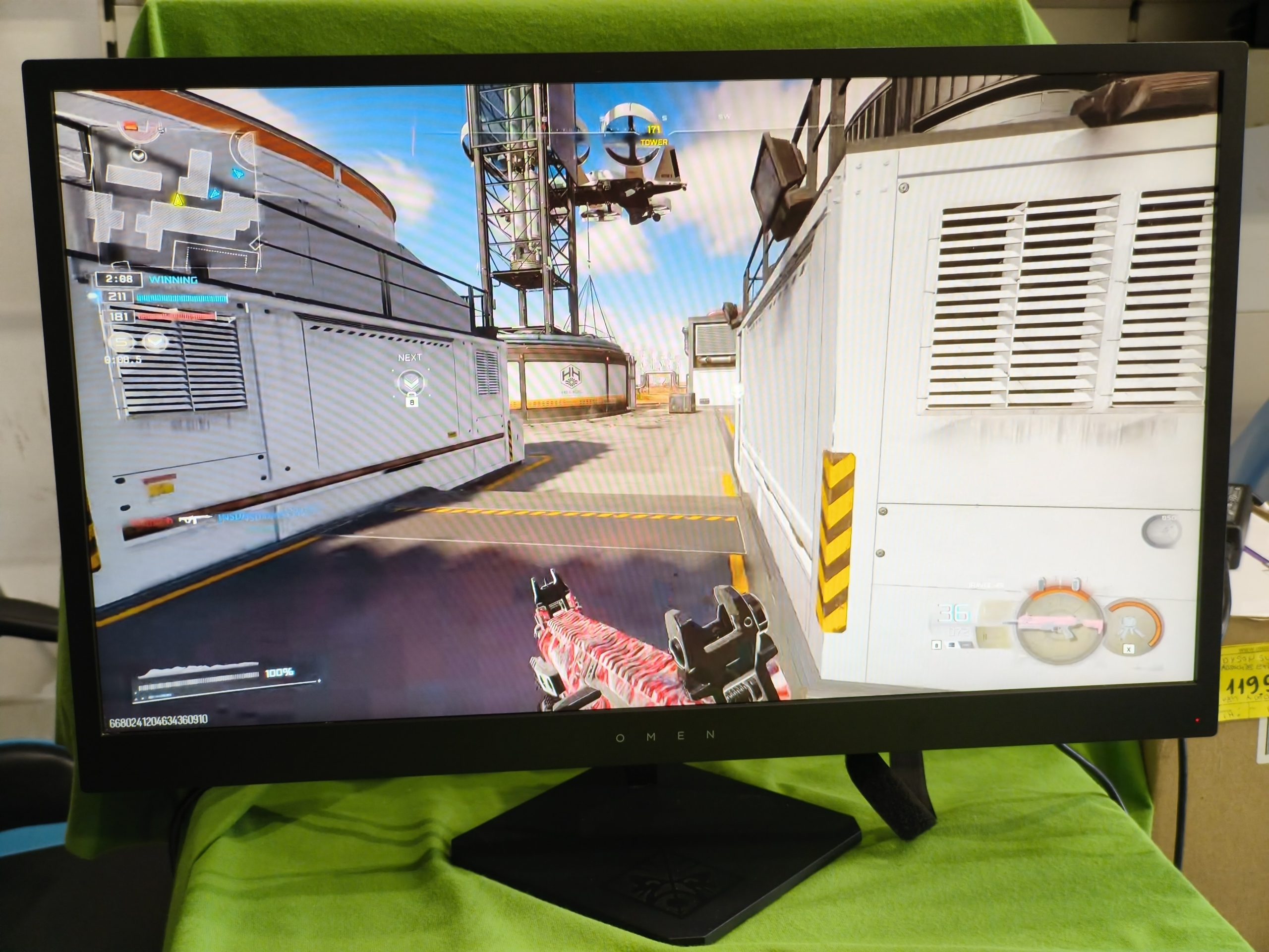 HP OMEN 25 (Z7Y57AA) 24,5" Gamer Monitor, kiemelt kép