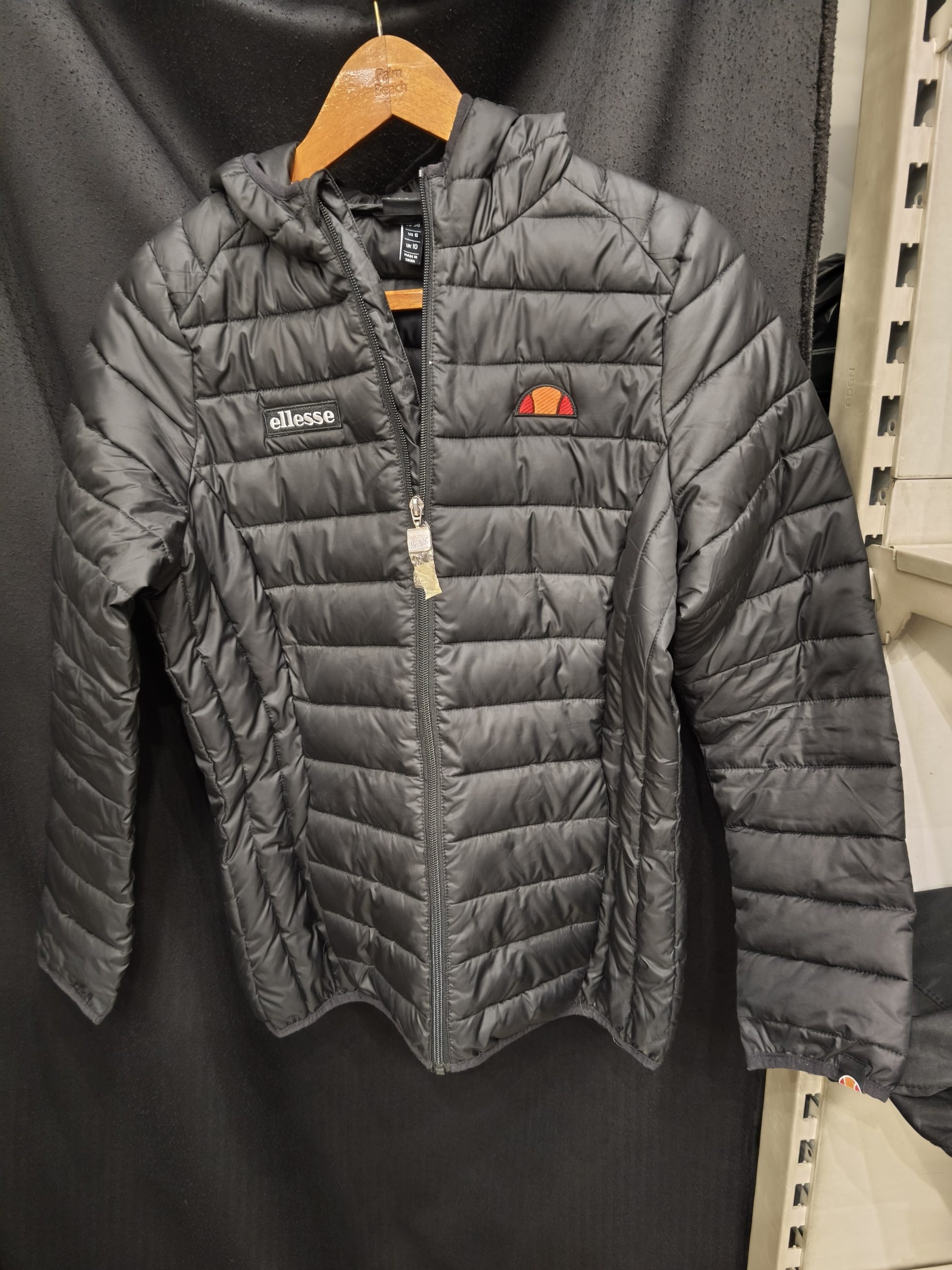 ELLESSE Lompard női téli fekete dzseki M, kiemelt kép