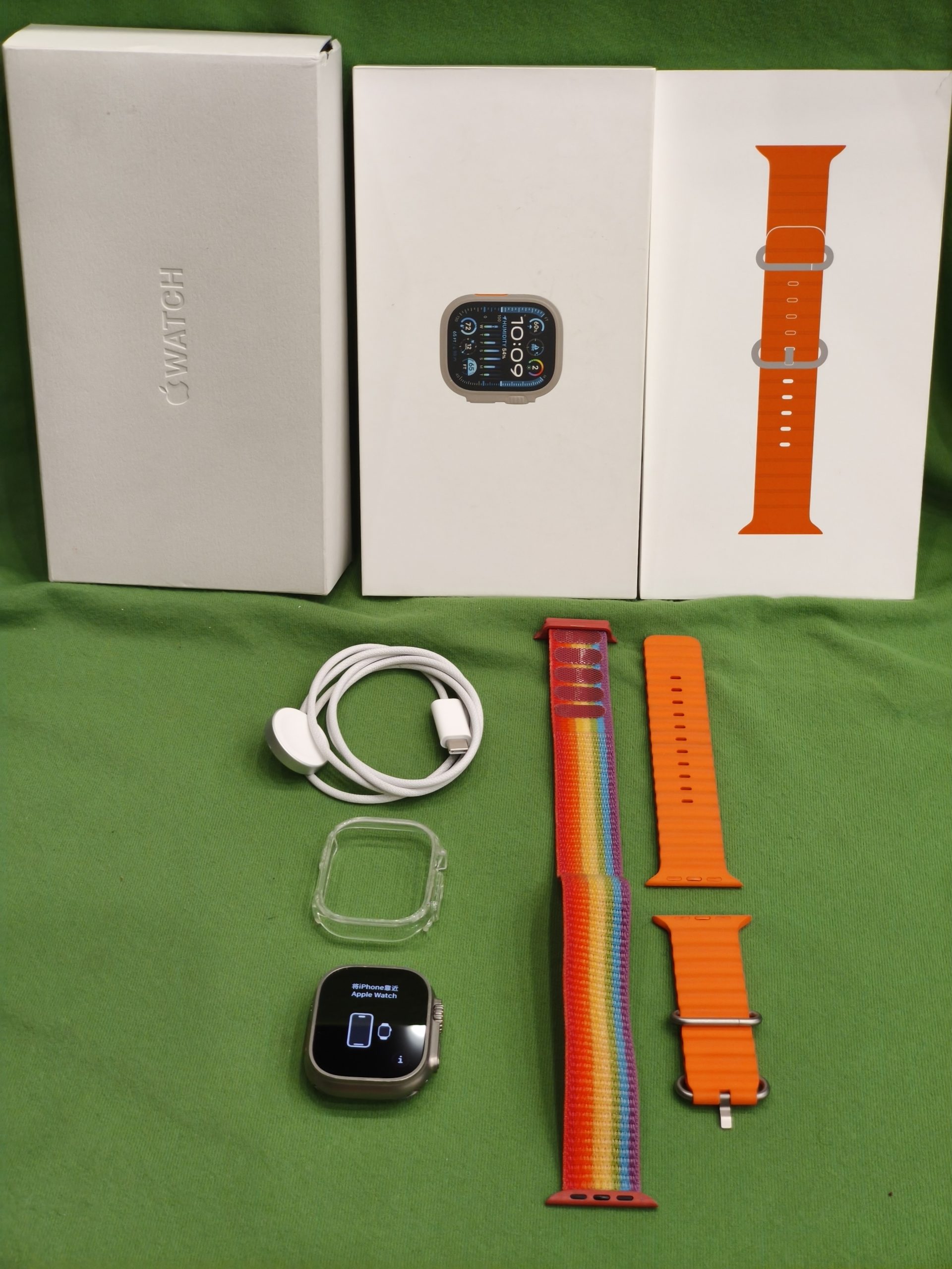Apple Watch Ultra 2 GPS + Cellular 49 mm okosóra, tokkal és szíjjal, dobozában!, kiemelt kép