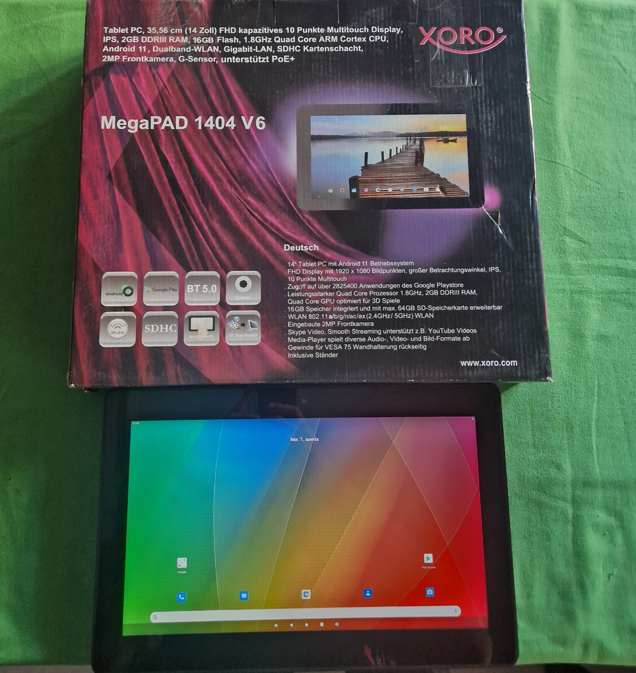 Xoro MegaPAD 1404 V4 14" wifi tablet, kiemelt kép