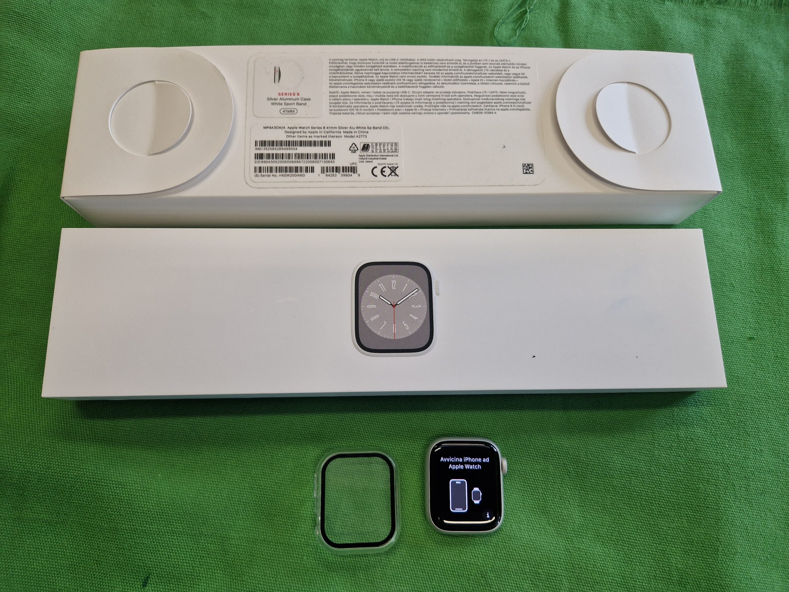 Apple Watch Series 8 GPS + Cellular, alumínium, 41 mm, kiemelt kép