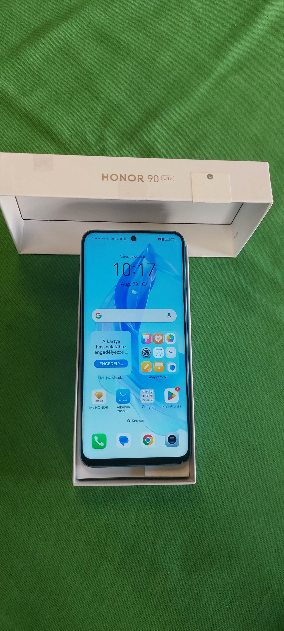 Honor 90 Lite 5G 256GB 8GB RAM Dual Mobiltelefon, kiemelt kép