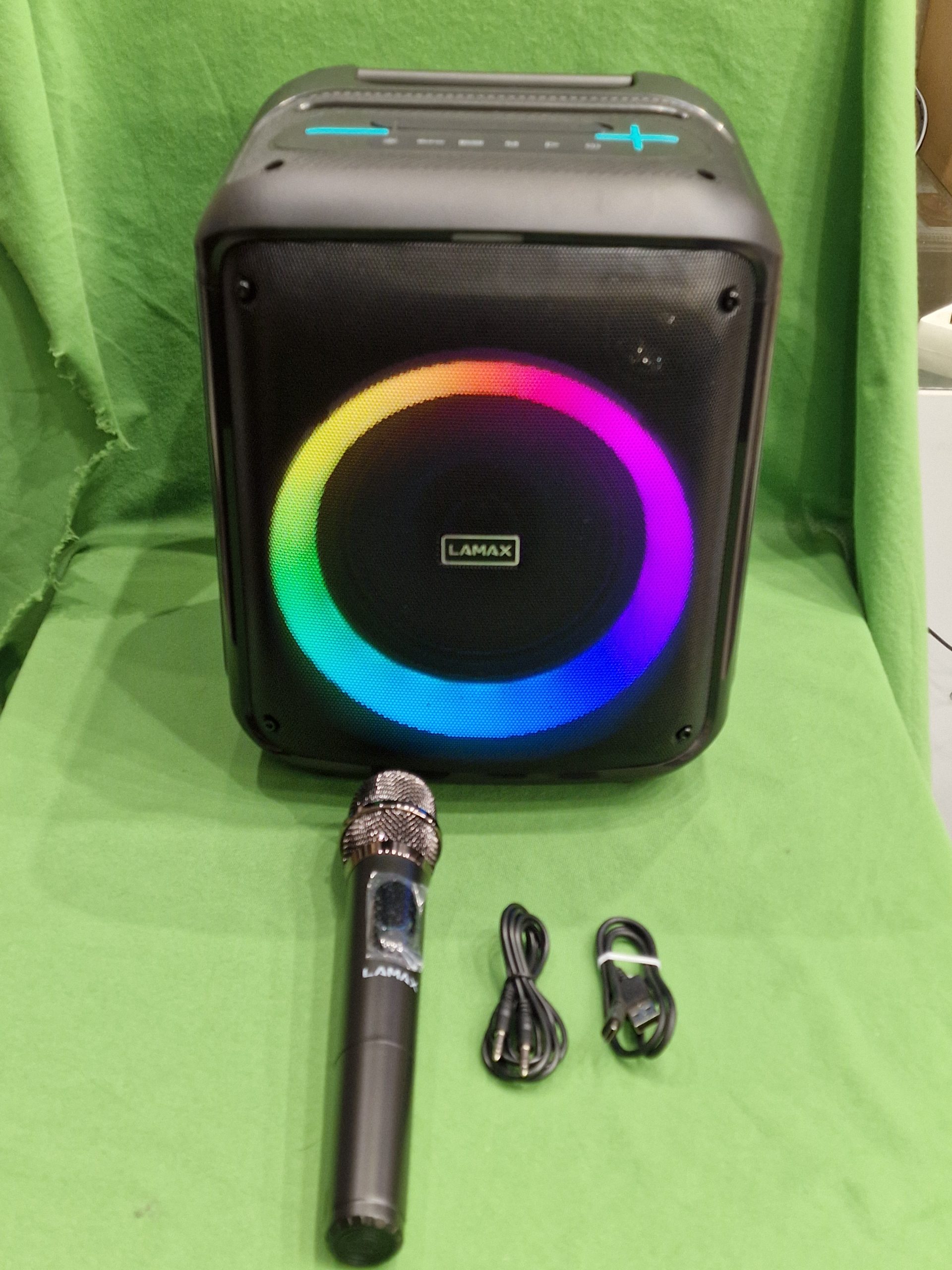 GARANCIÁVAL Lamax PartyKing 1 Play Bluetooth Aktív hangfal + mikrofon, kiemelt kép