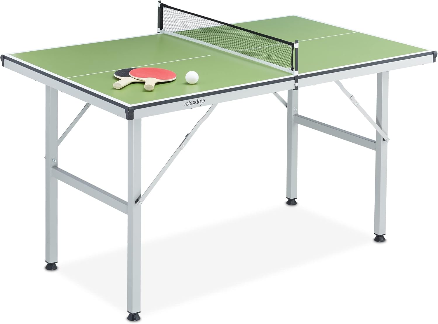 Új, szépséghibás Relaxdays közepes méretű pingpong asztal, kiemelt kép