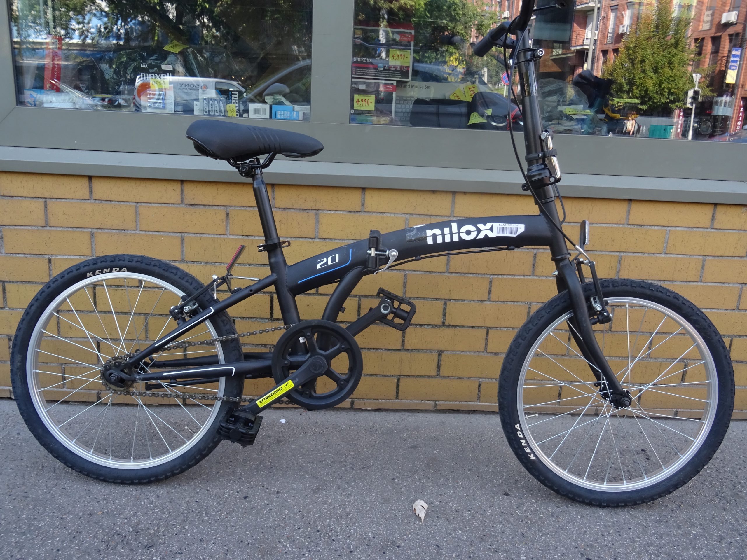 Nilox X0, 20" összecsukható "kemping" kerékpár, kiemelt kép