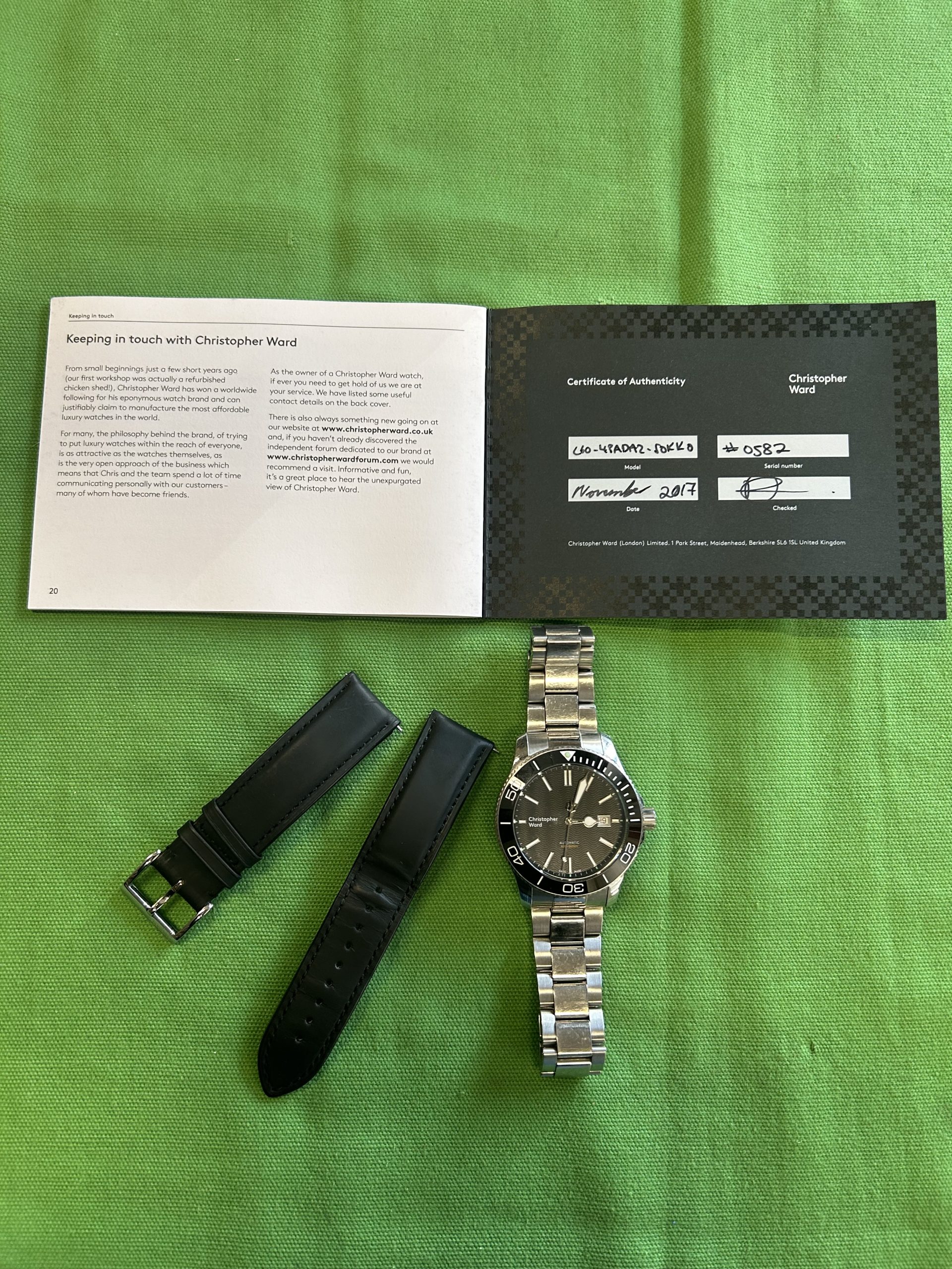 CHRISTOPHER WARD C60 TRIDENT PRO 600 férfi automata karóra, kiemelt kép