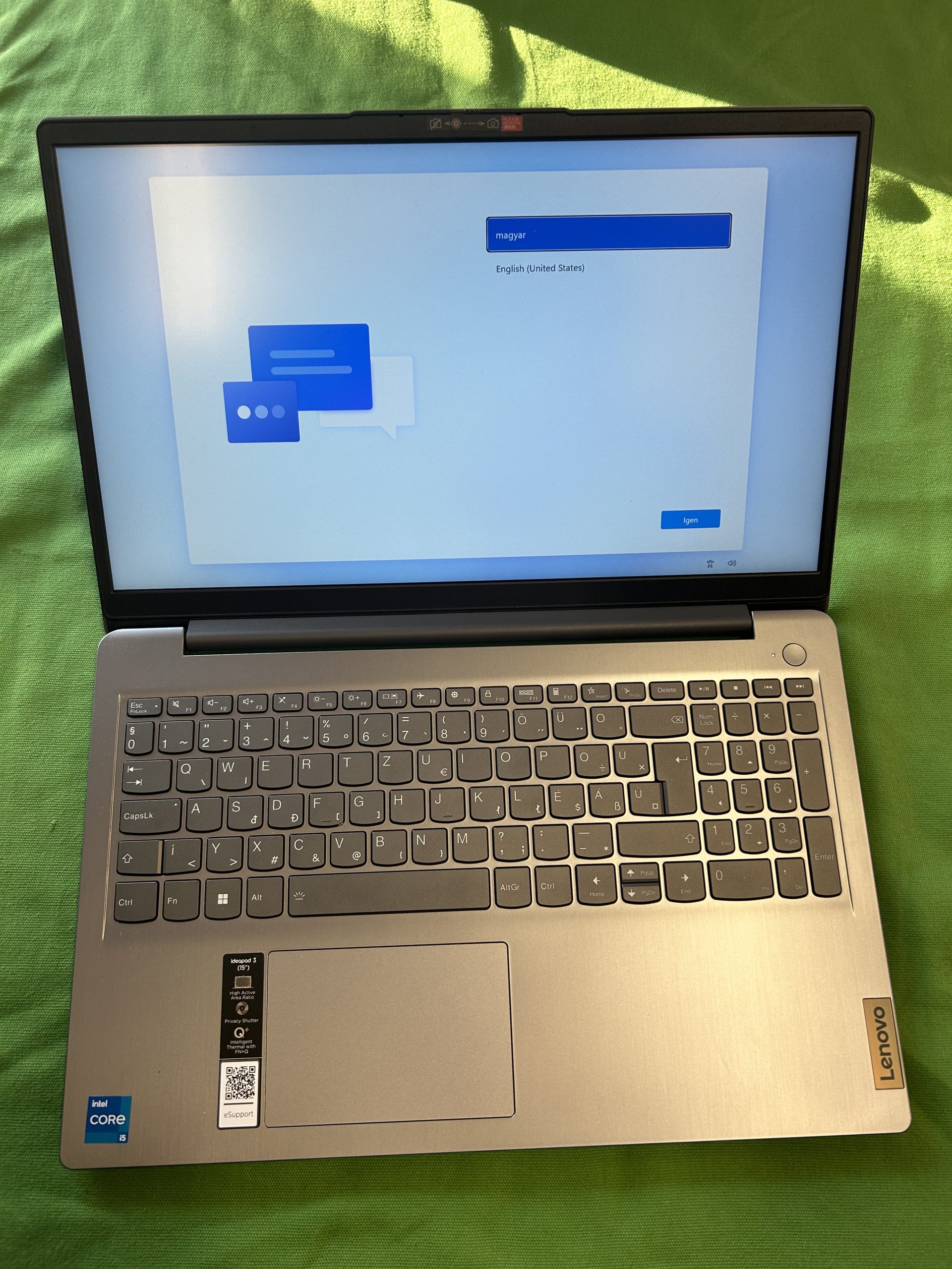 Gyári garanciával Lenovo IdeaPad 3 Notebbok15ITL6 (82H8031KHV), kiemelt kép