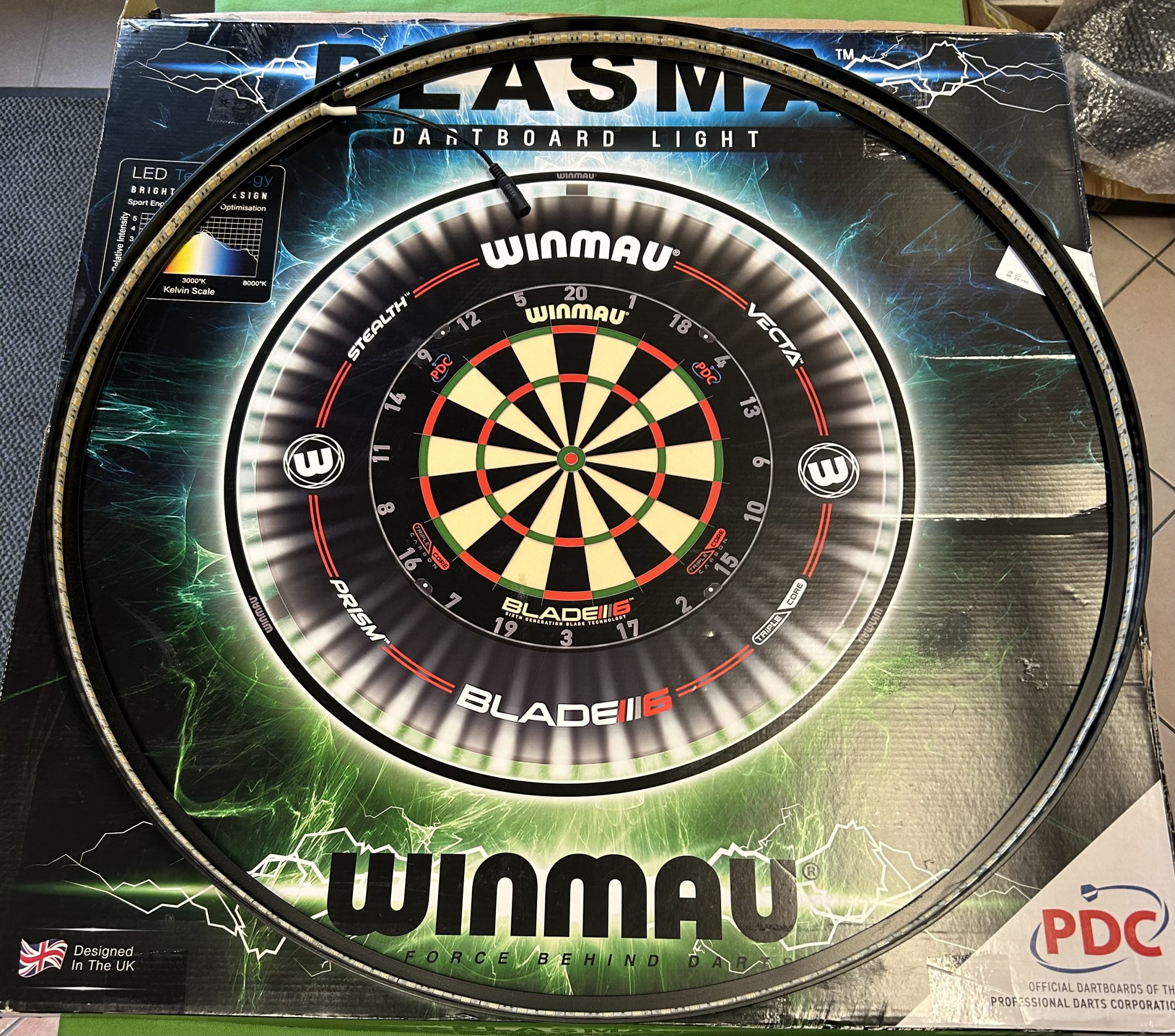 Winmau Plasma light világítás darts táblához, kiemelt kép