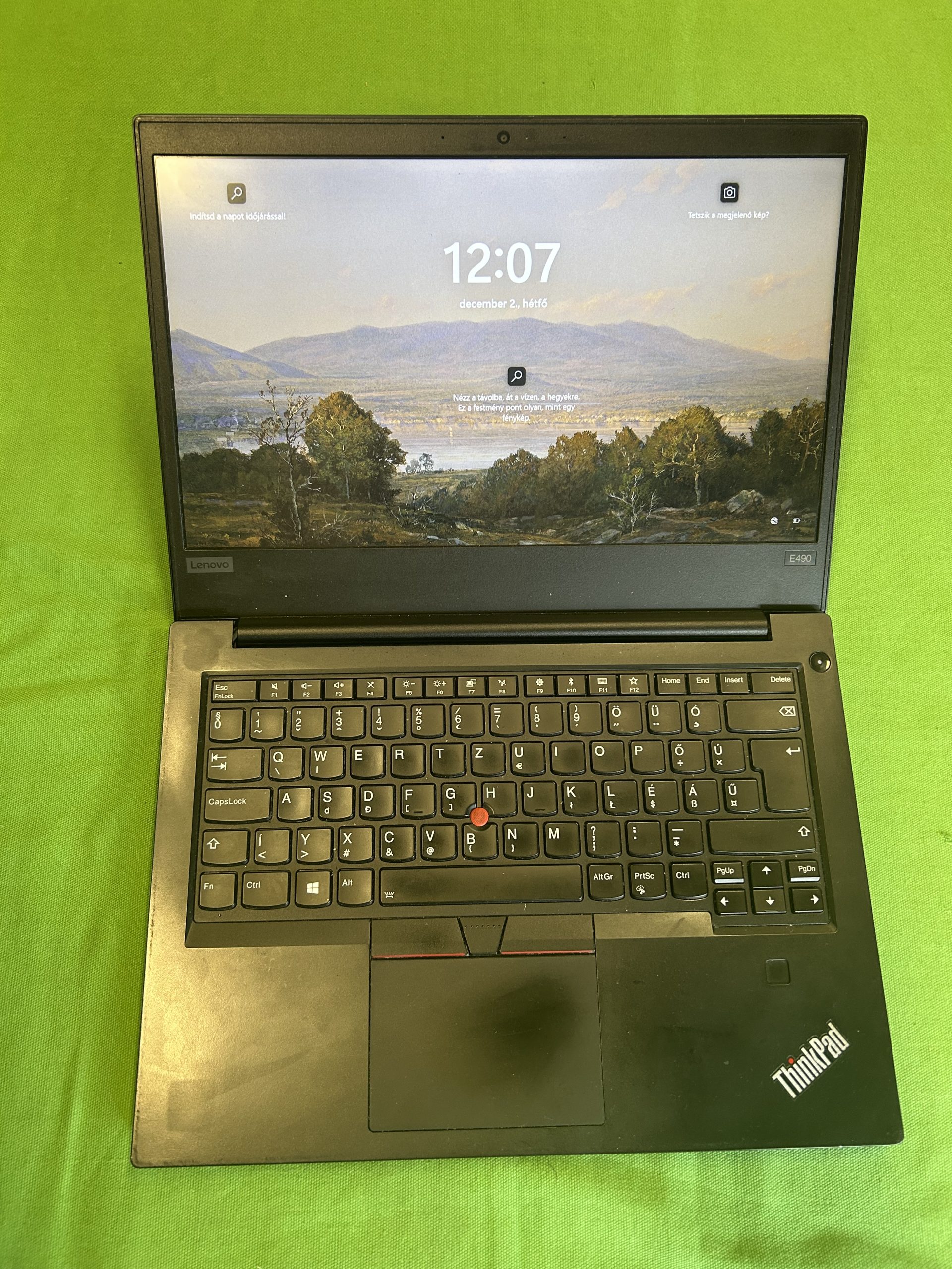 Lenovo E490 Notebook i7/16/500, kiemelt kép