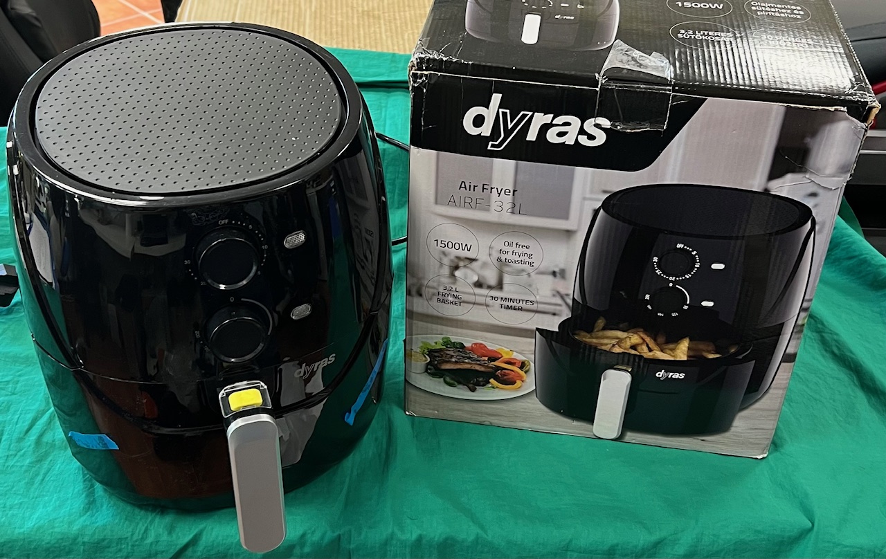 Új! Forrólevegős sütő, 3.2L, Dyras, kiemelt kép