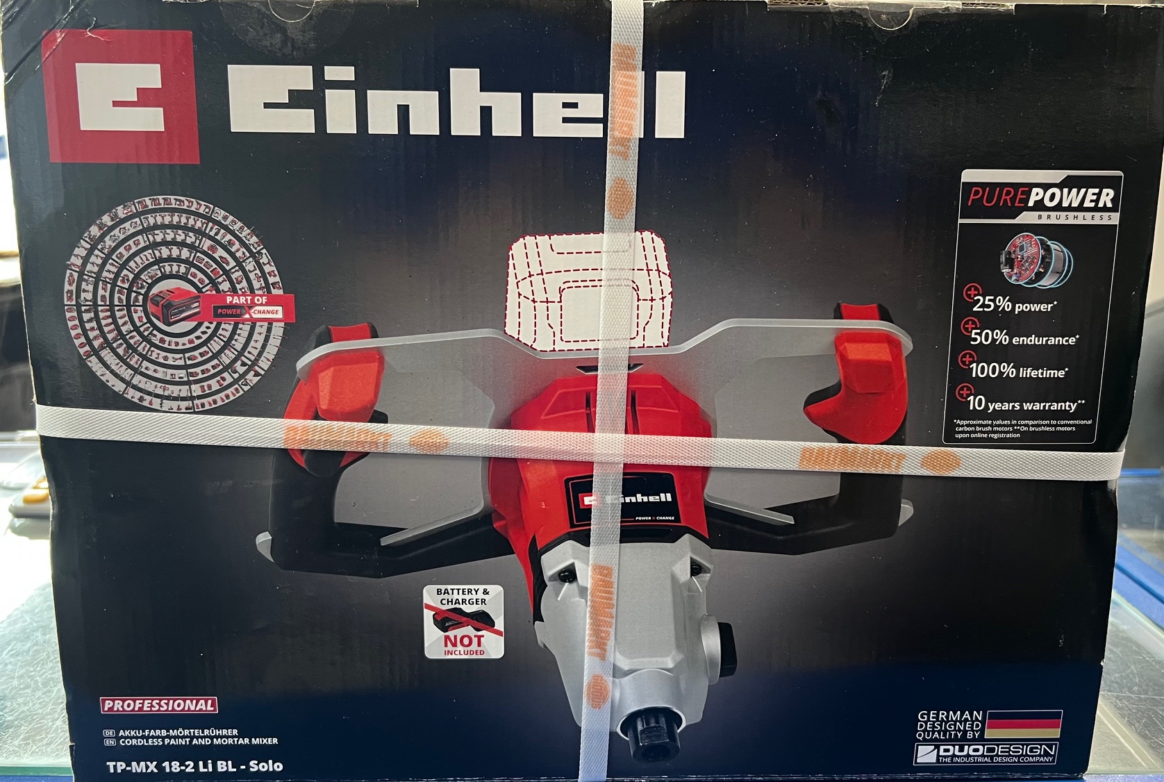 Einhell TP-MX18-2 LI akkumulátoros festék keverő, kiemelt kép
