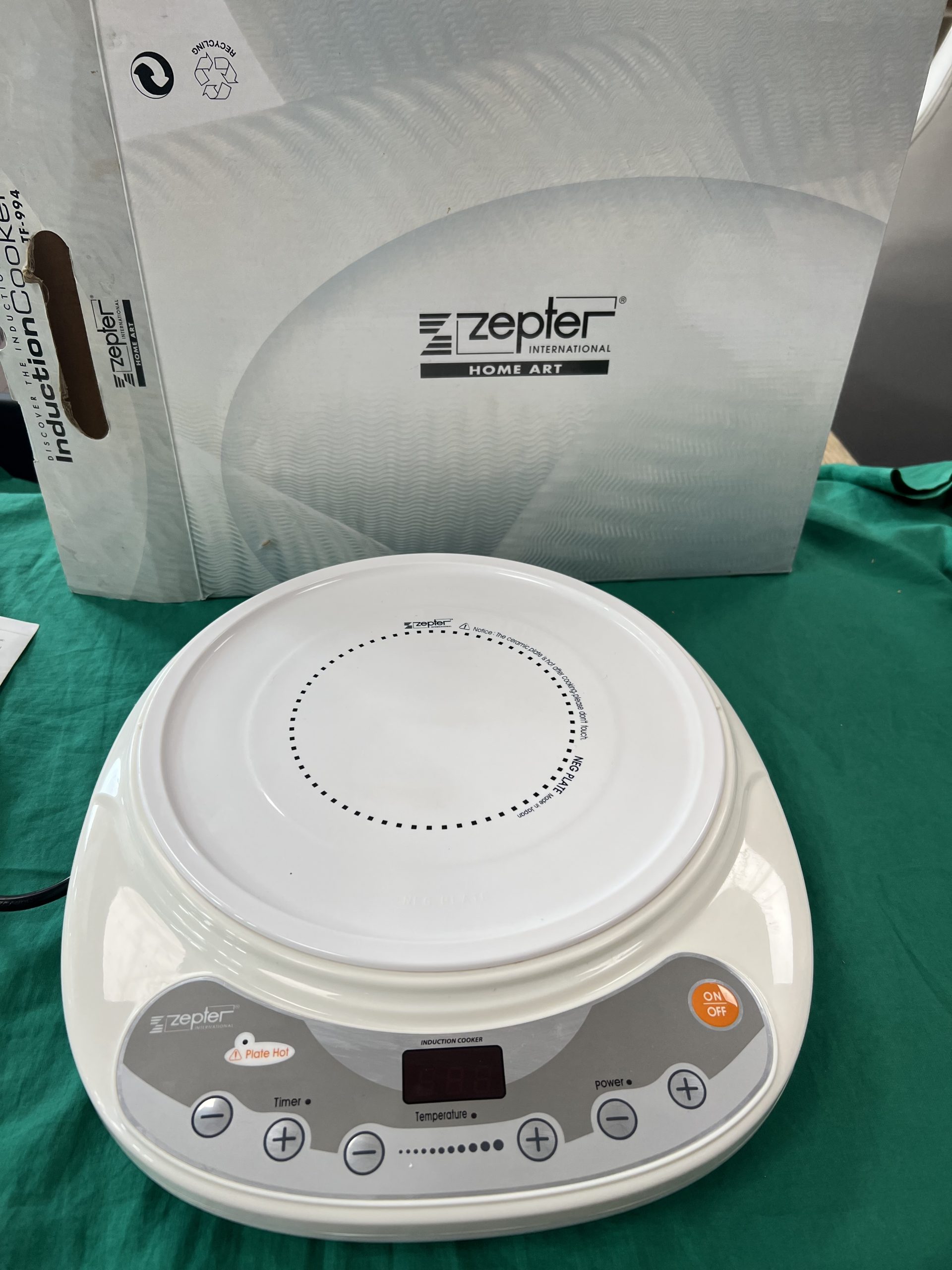 Zepter tf-994 indukciós főzőlap, kiemelt kép