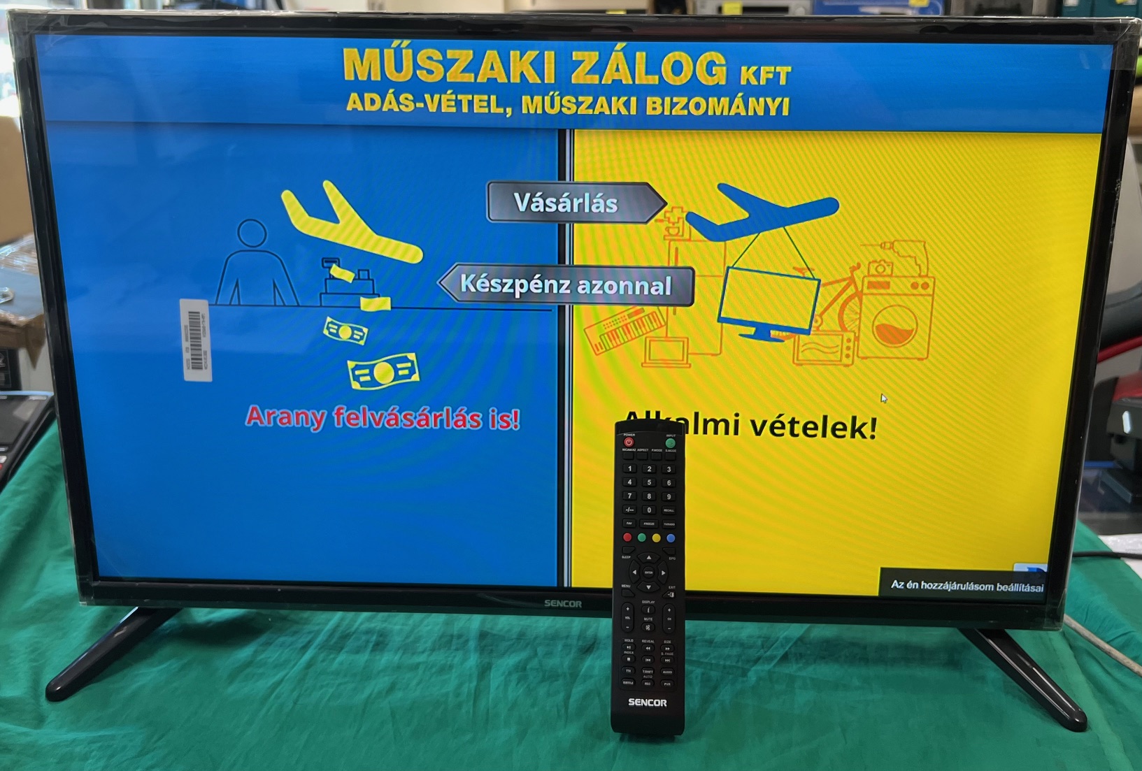 Sencor SLE 3231TCS Led tv 81cm, kiemelt kép