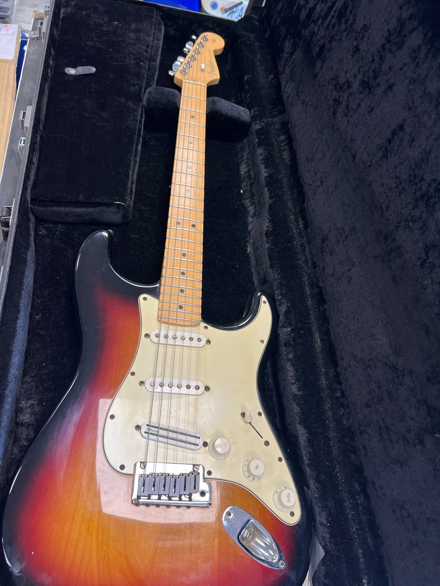 Fender Stratocaster U.S.A. gitár, kiemelt kép