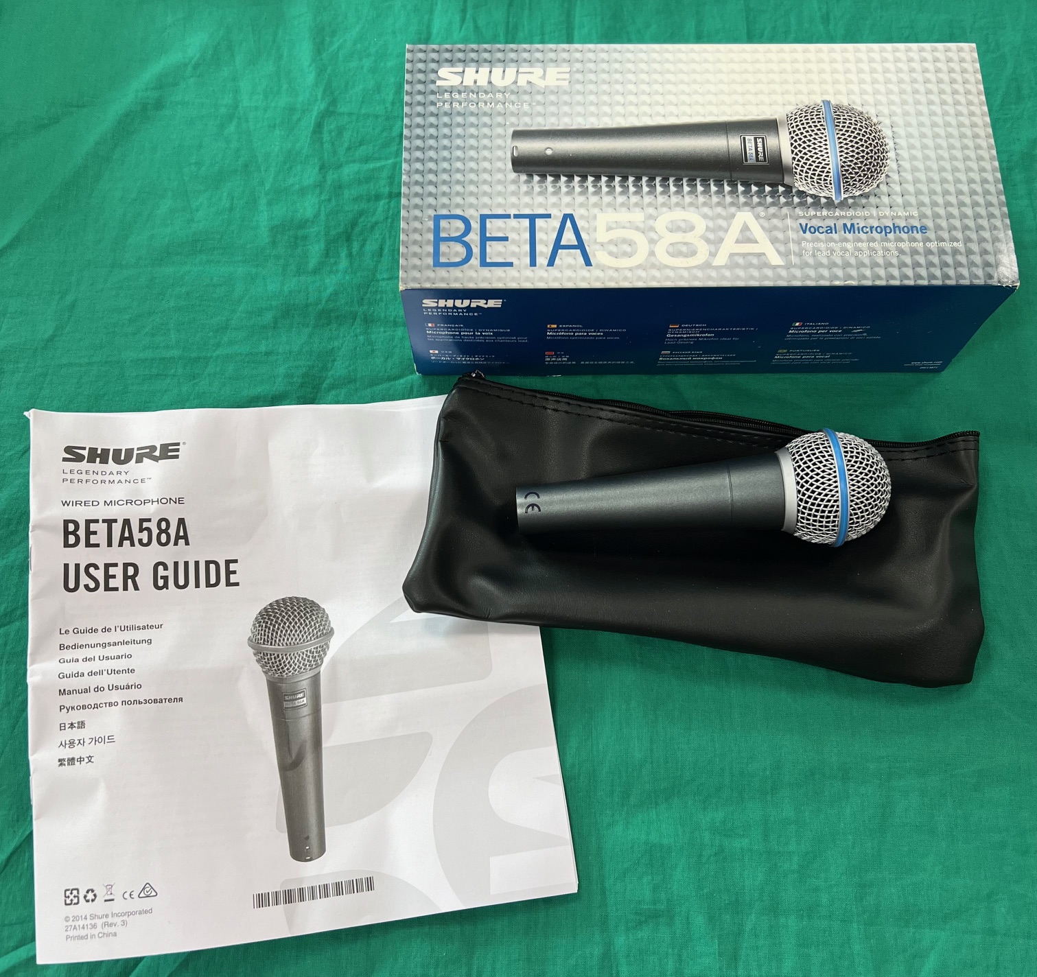 Shure Beta58A Mikrofon, kiemelt kép