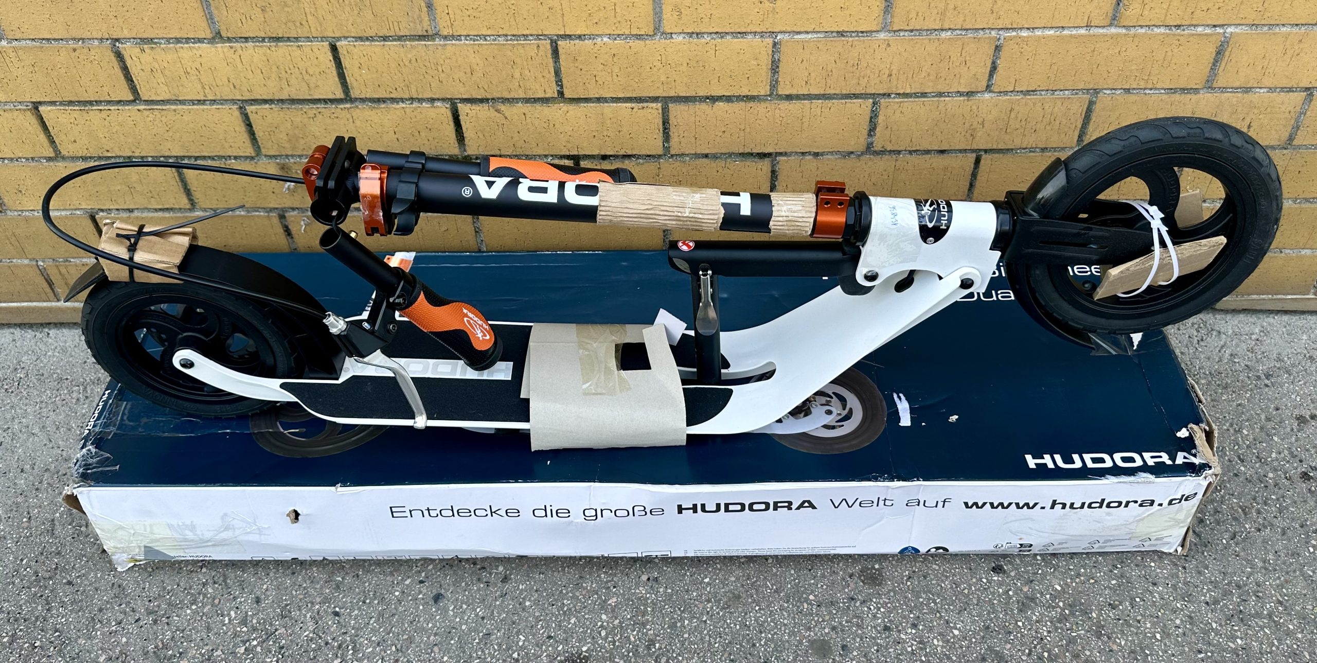 ÚJ! Hudora felnőtt roller air 230 dual brake, kiemelt kép