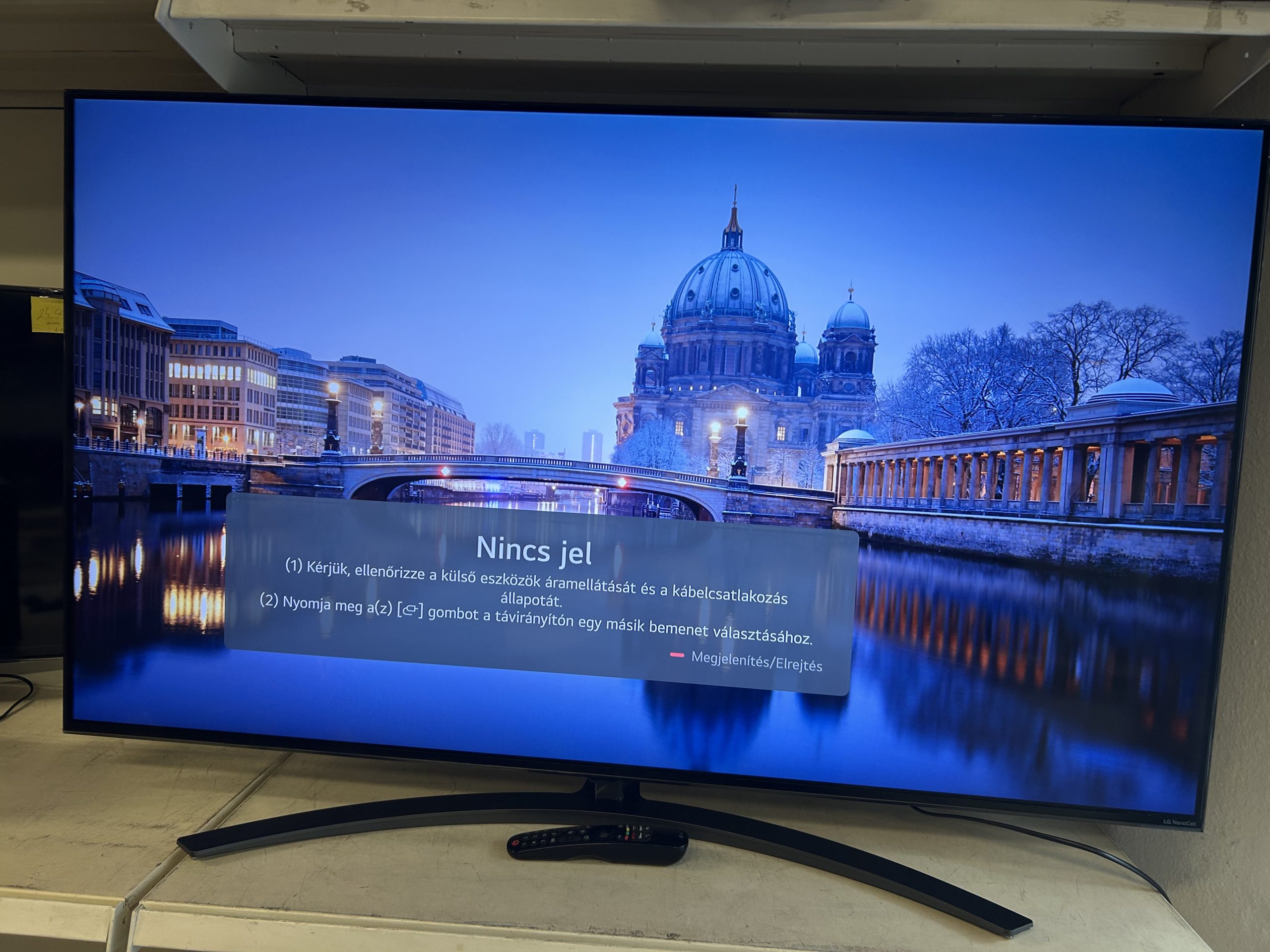 LG NanoCell 55" 4K SMART okos TV 55NANO813QA, kiemelt kép