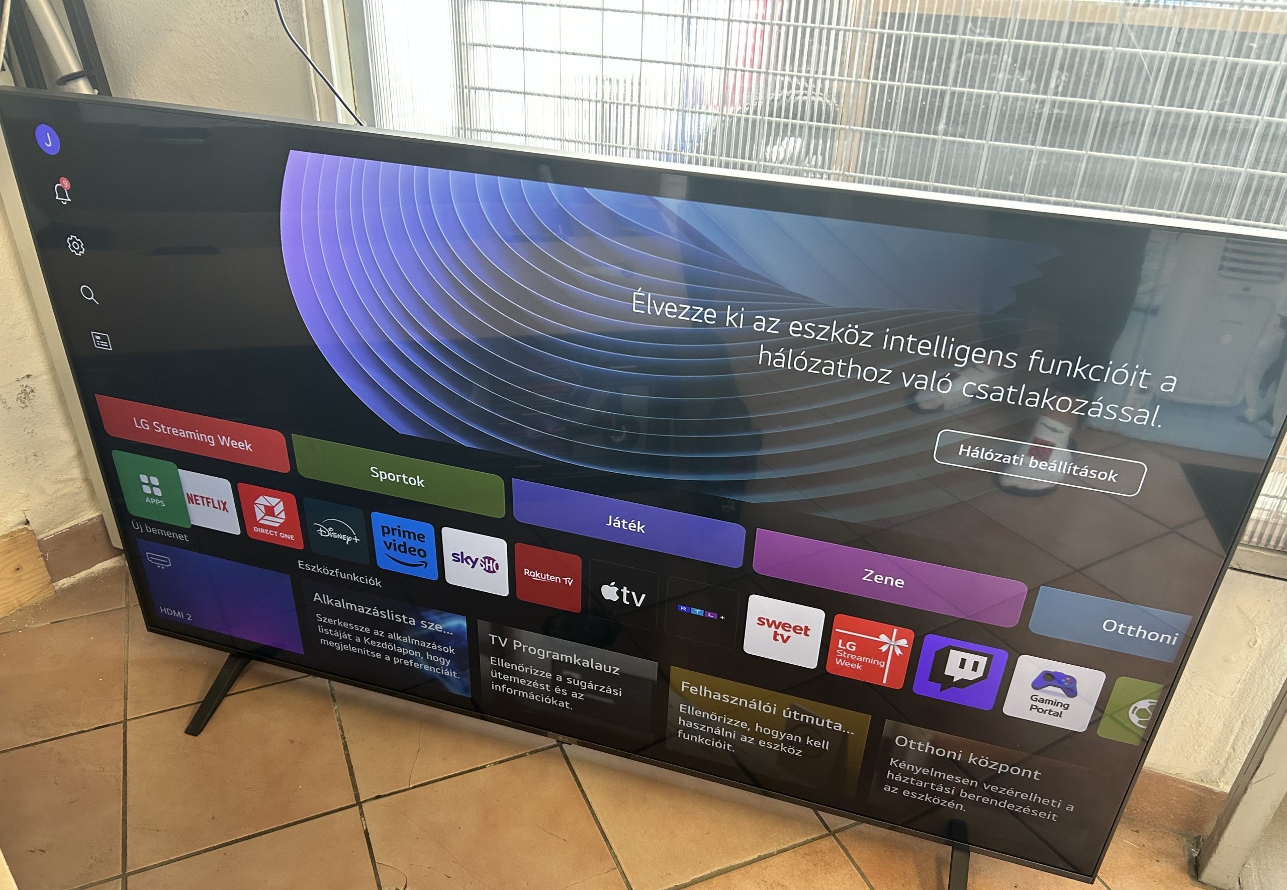 Garanciával! LG 65"  165 cm 4K SMART okos wifi tv 65UR75003LK, kiemelt kép