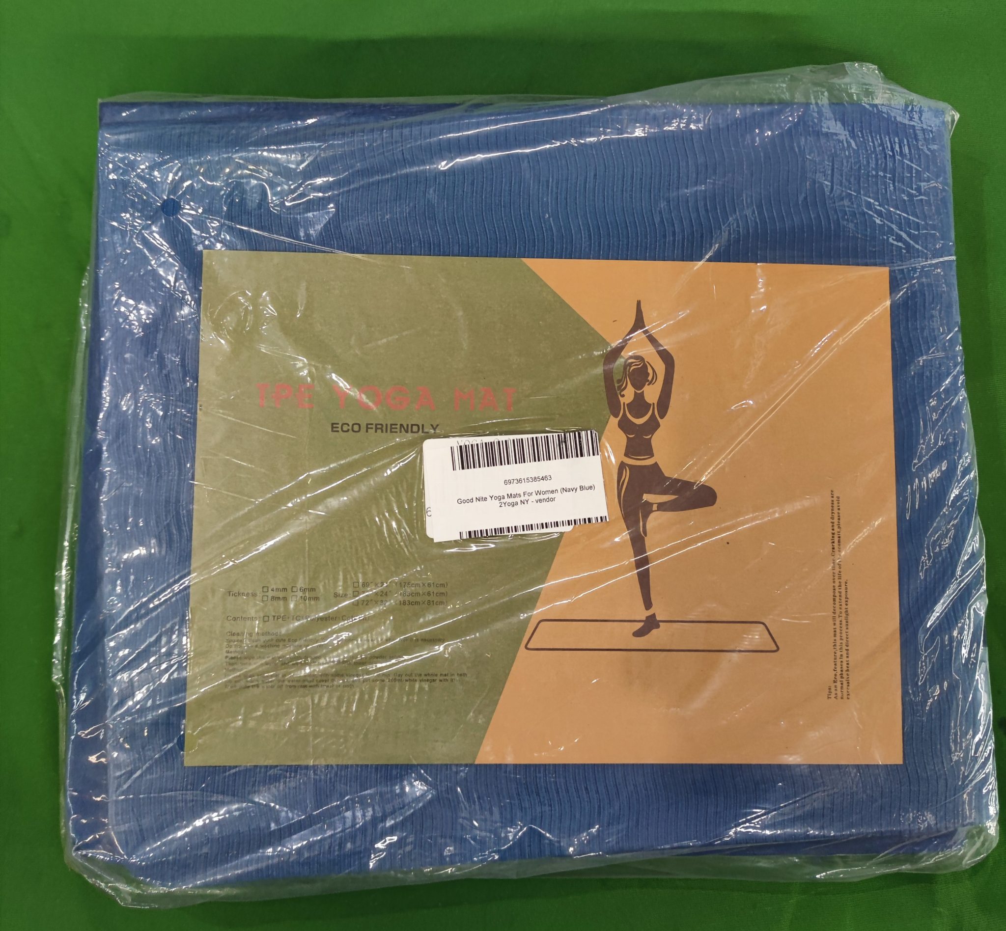 ÚJ TPE yoga matrac 183x61x6, kiemelt kép