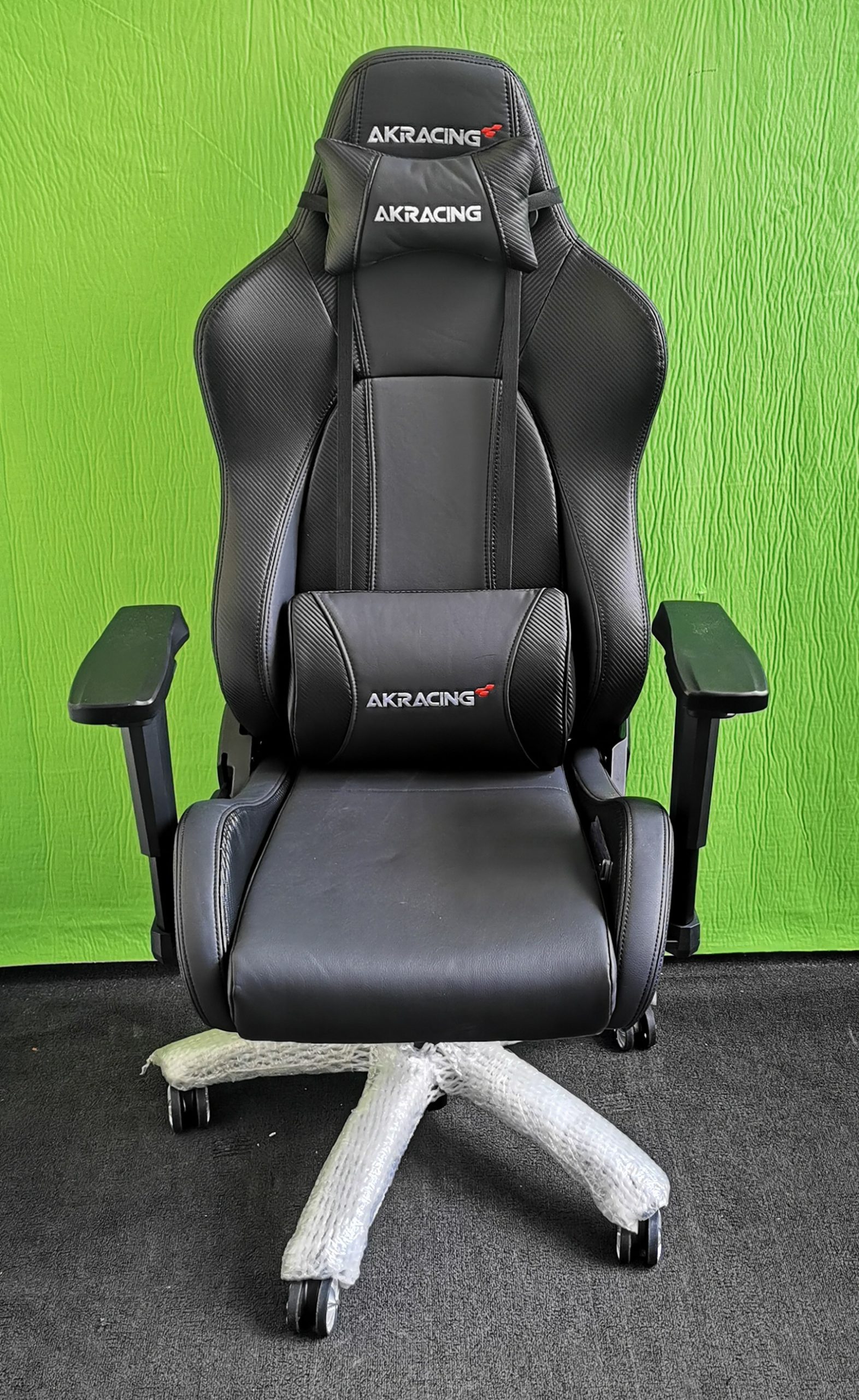 ÚJ, bontatlan AKRacing Masters Series Premium Gaming Chair – Carbon Black!, kiemelt kép