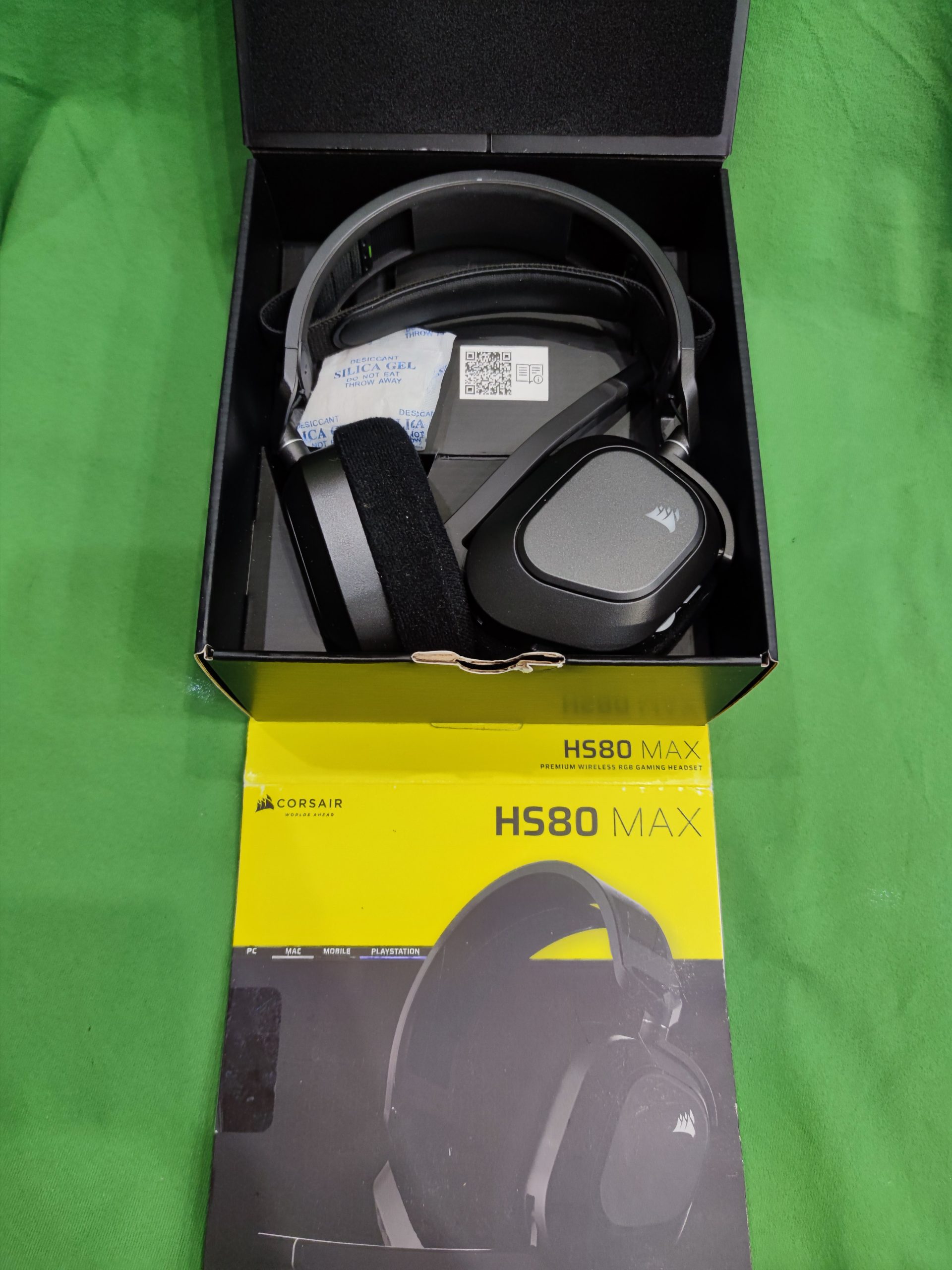 Corsair HS80 MAX vezeték nélküli gamer fejhallgató, kiemelt kép