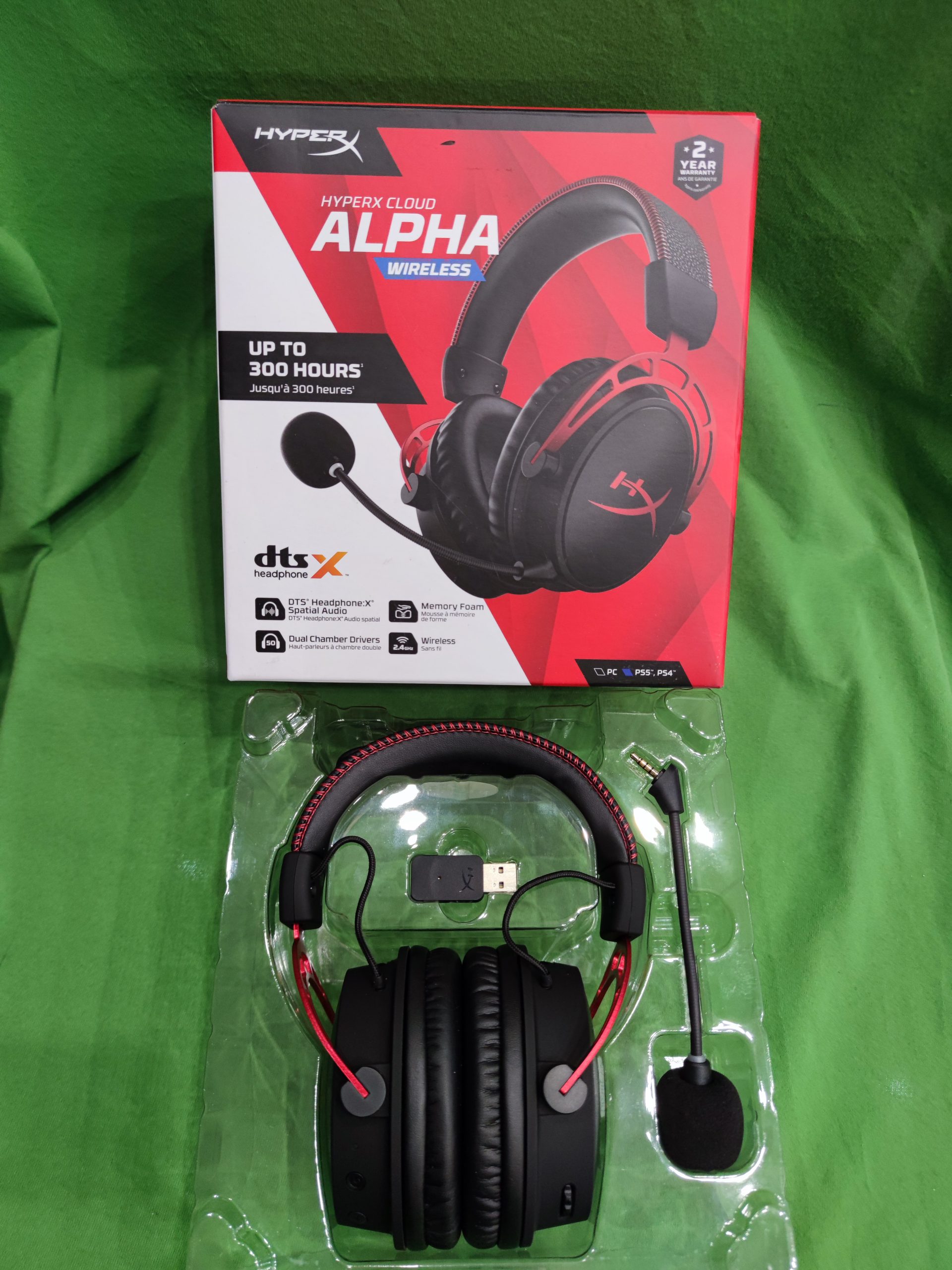 Hyperx Cloud Alpha Wireless Gamer fejhallgató, kiemelt kép
