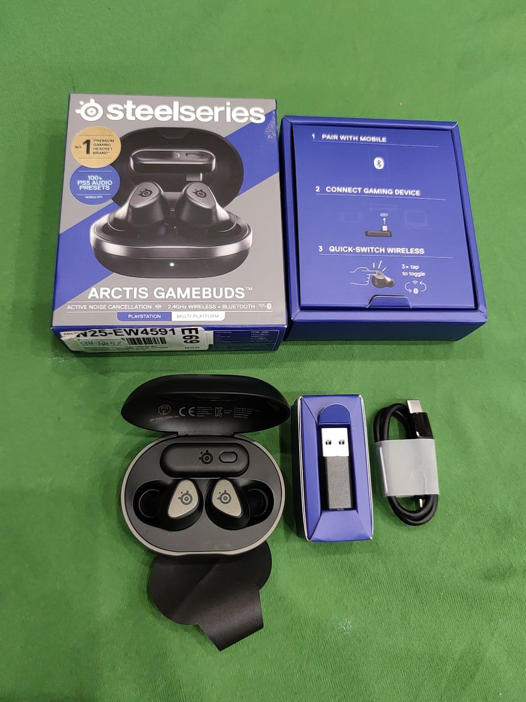 ÚJ! Steelseries Arctis Gamebuds (Playstation) Gamer vezeték nélküli fülhallgató, kiemelt kép
