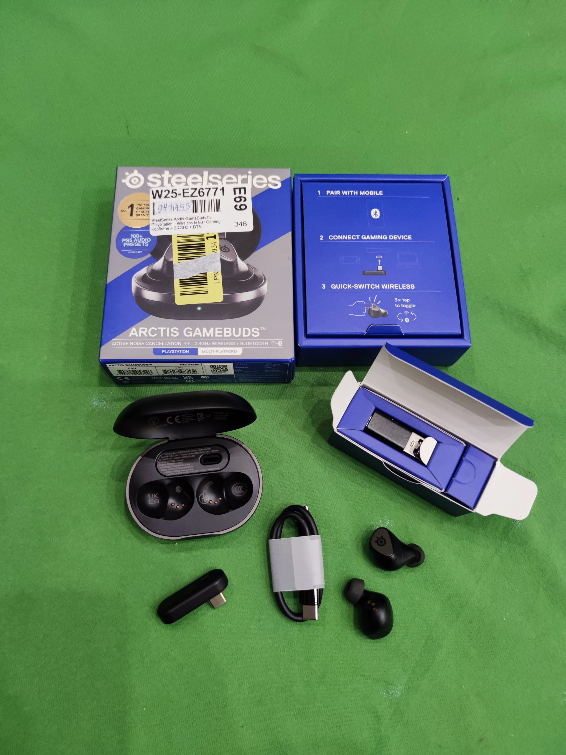 Steelseries Arctis Gamebuds (Playstation) Gamer vezeték nélküli fülhallgató, kiemelt kép