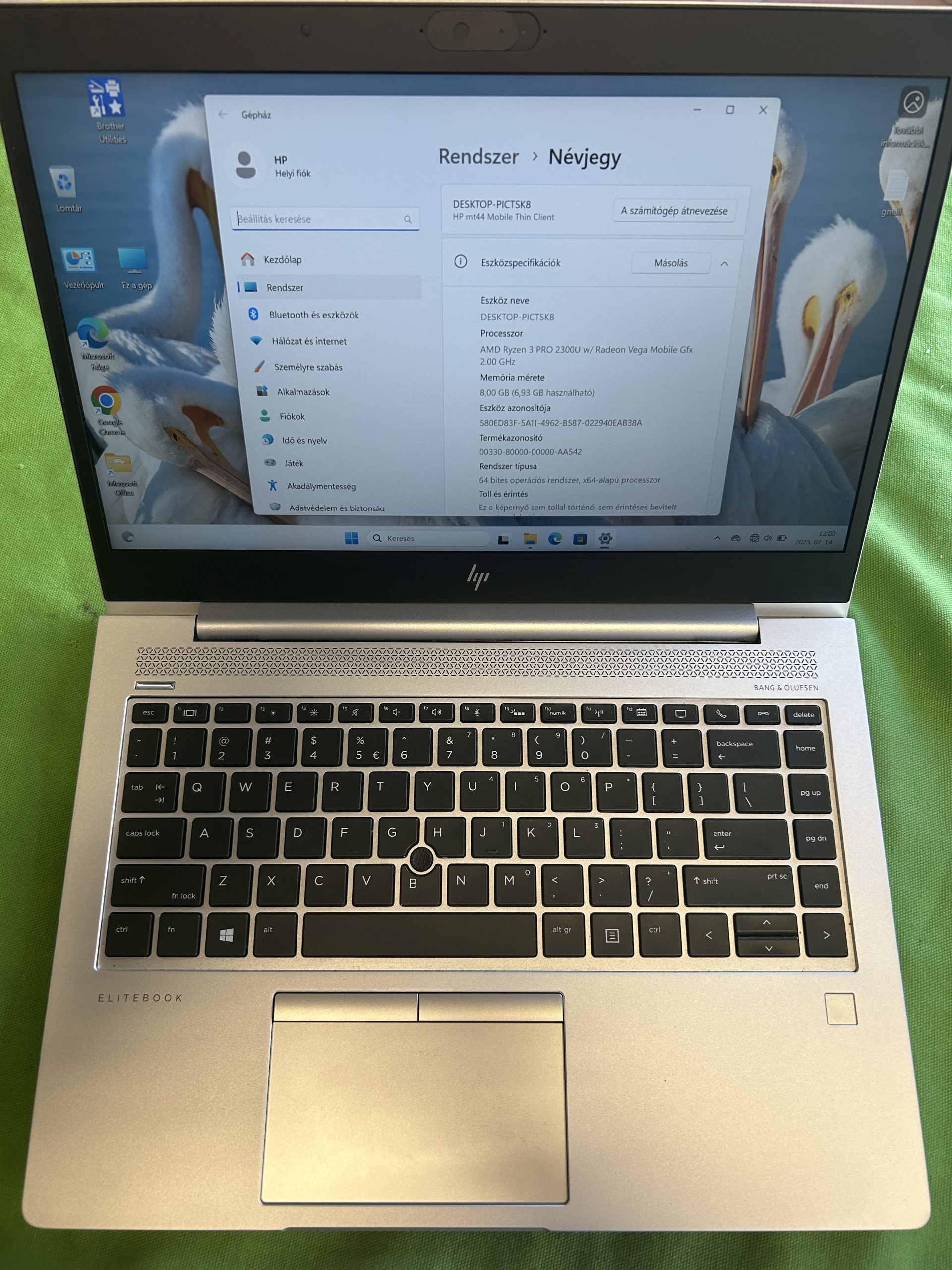 HP Elitebook notbook, laptop, kiemelt kép