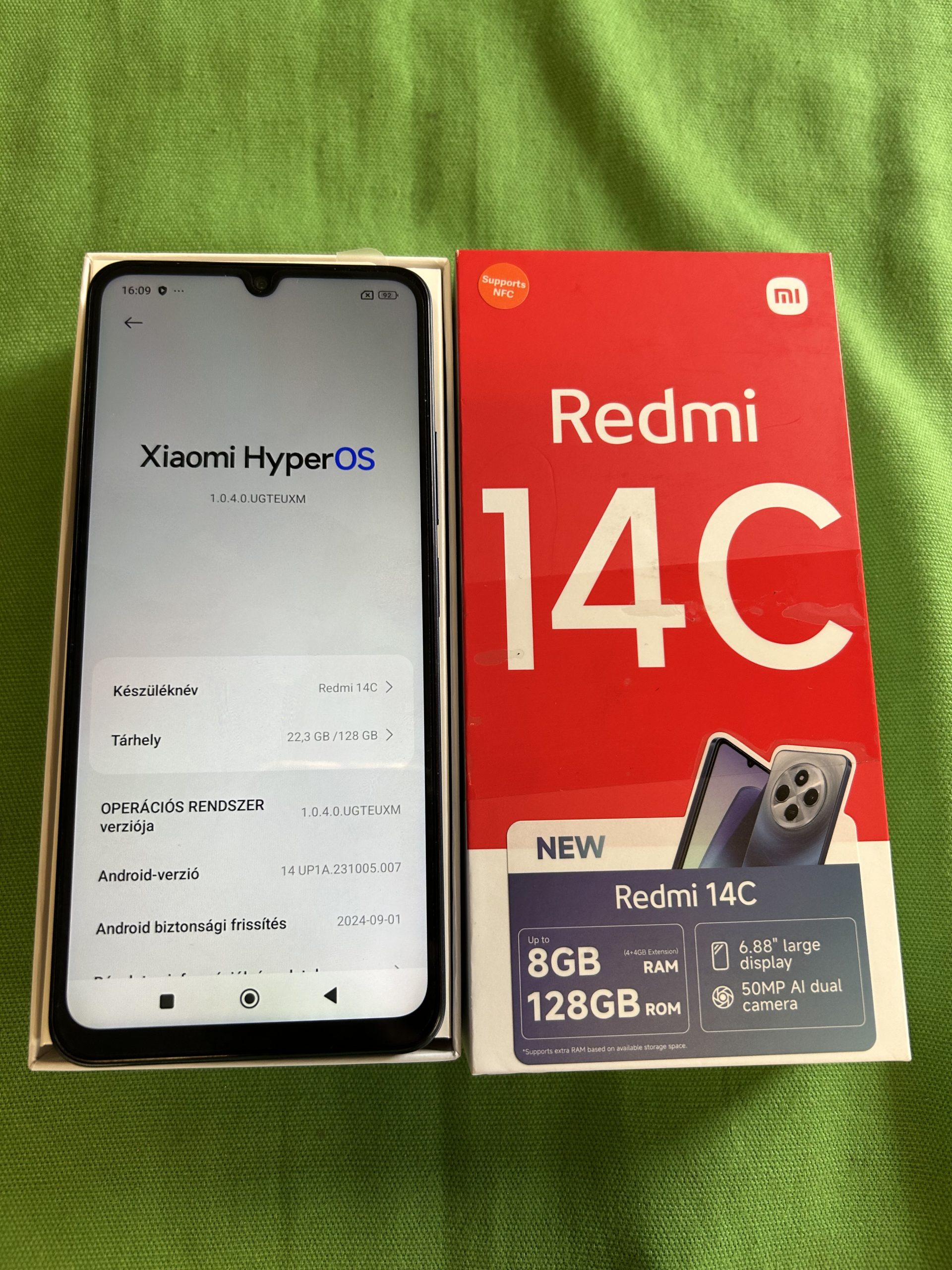 Redmi 14c mobiltelefon 8/128, kiemelt kép