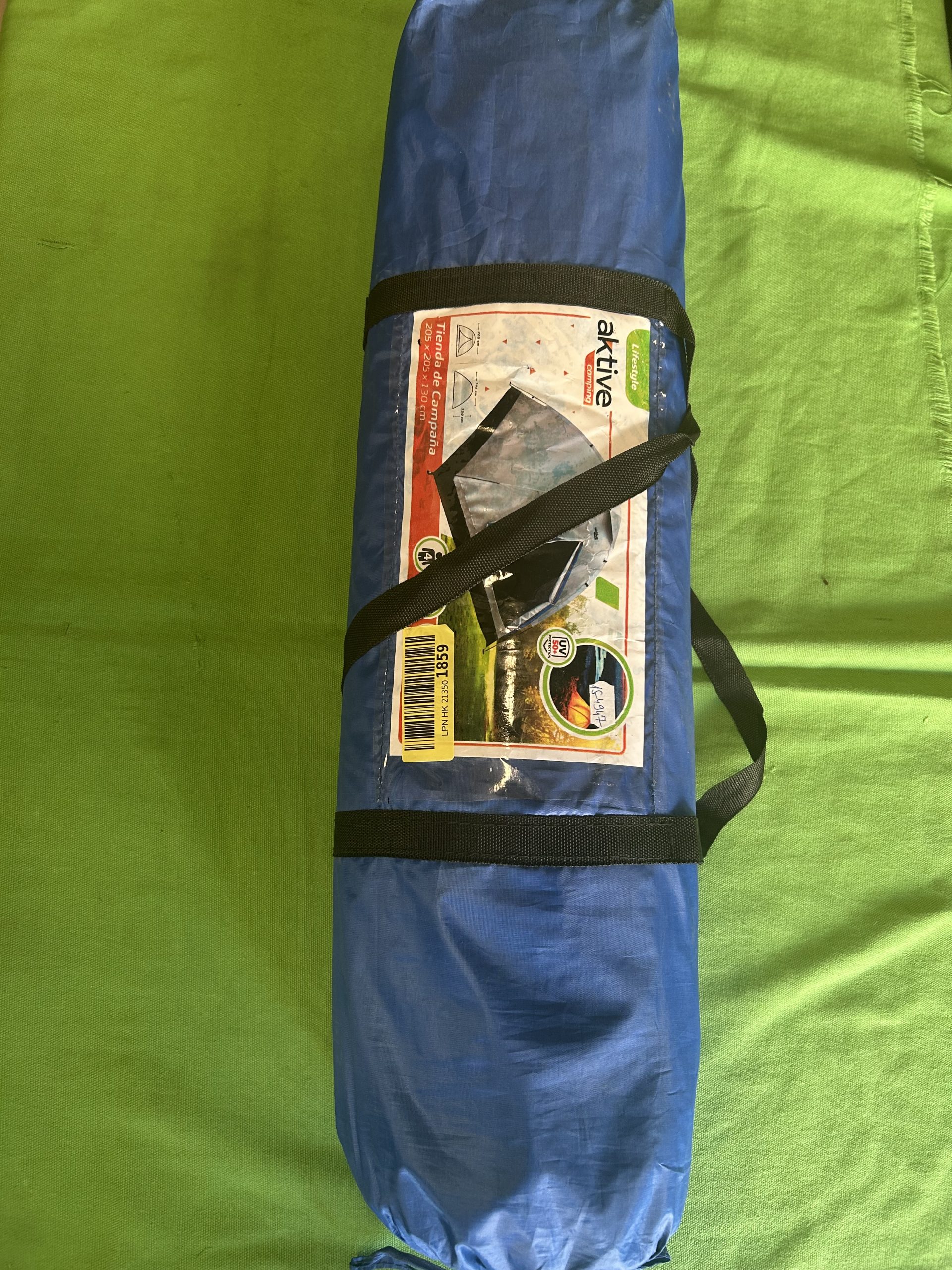 Új Aktive 4 személyes sátor 205x205x130 cm, hőtükrös, kiemelt kép