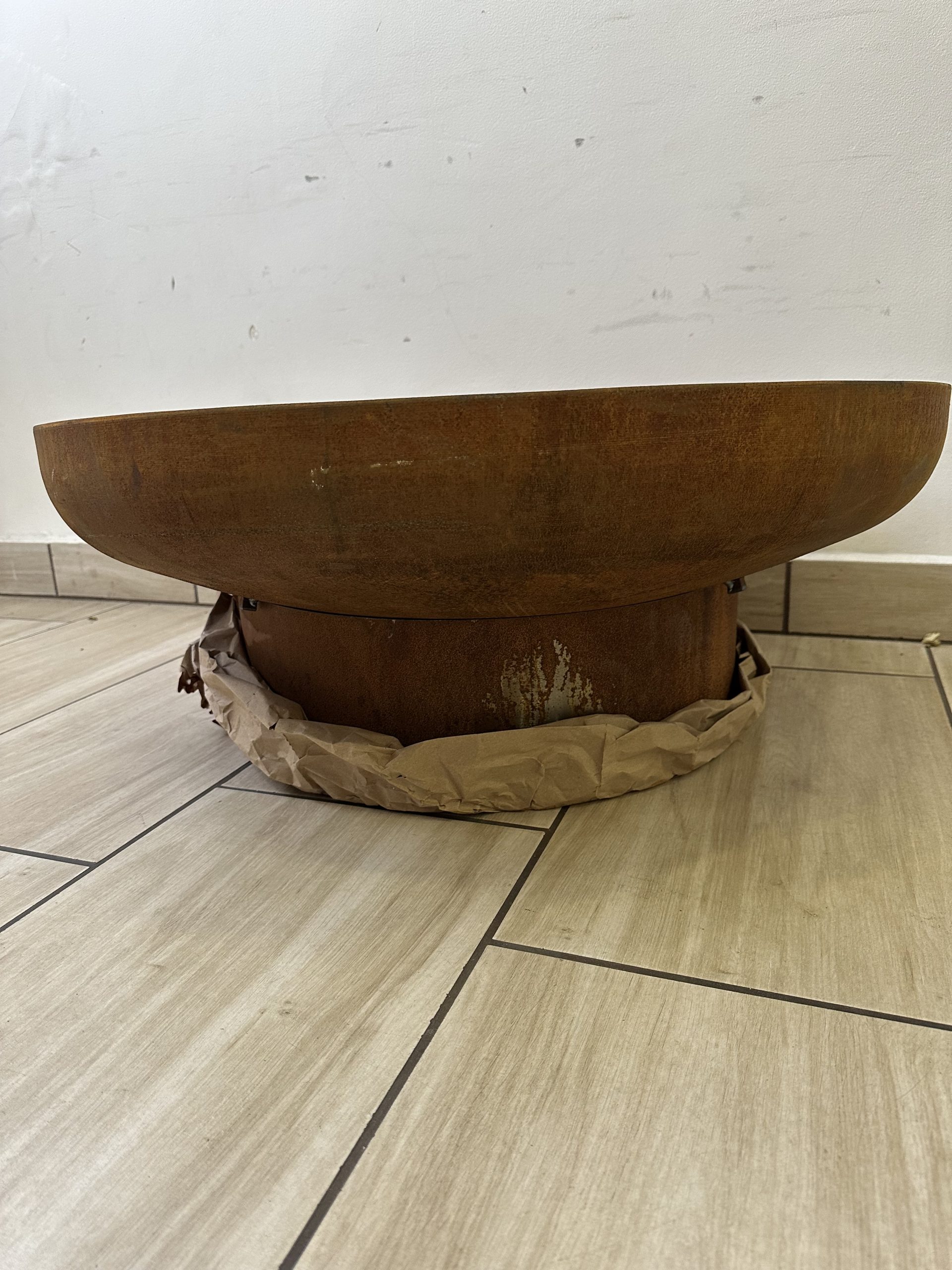 Corten acél tűztál 80cm, kiemelt kép