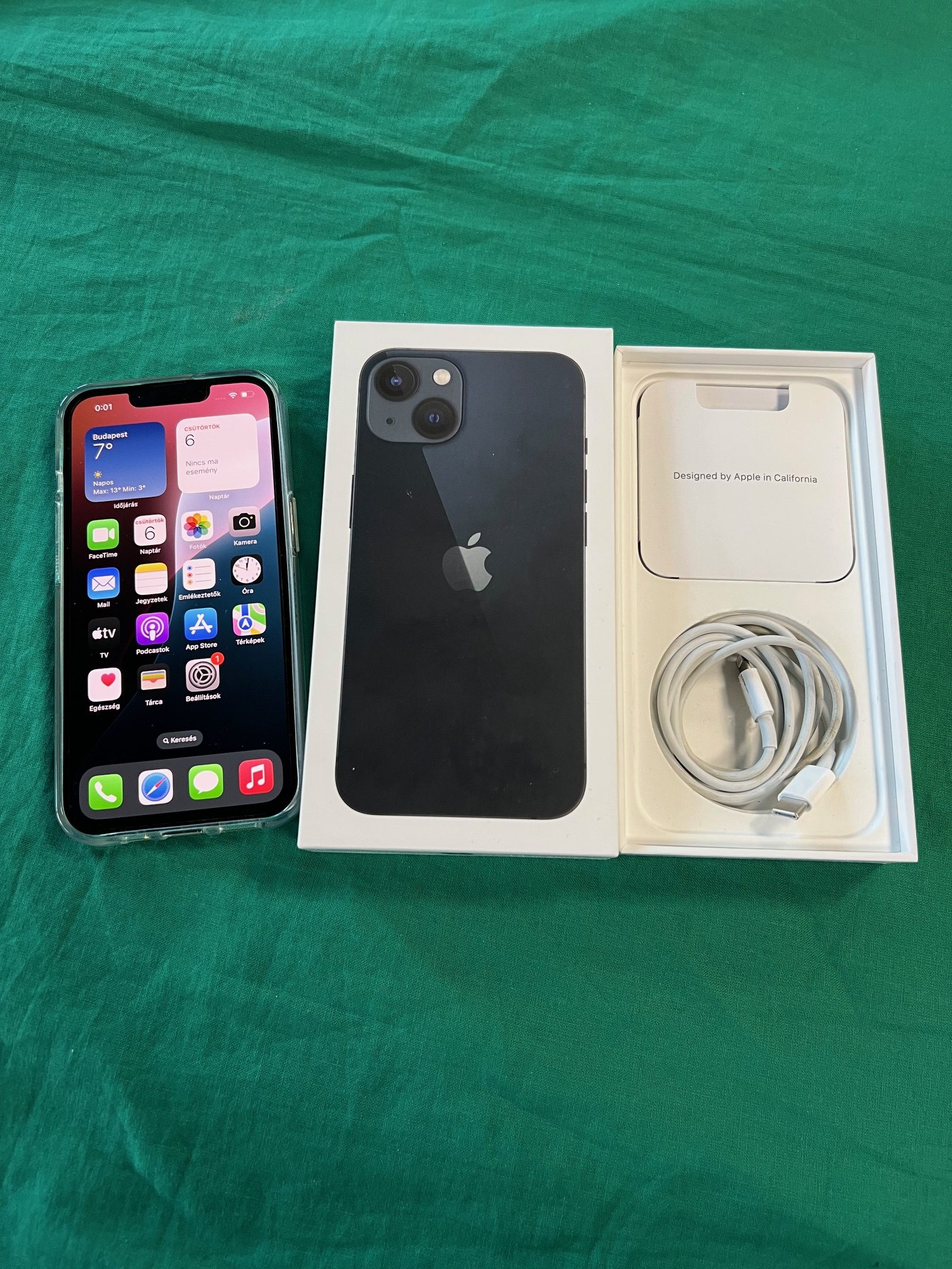 Iphone 13 mobiltelefon 128GB, kiemelt kép