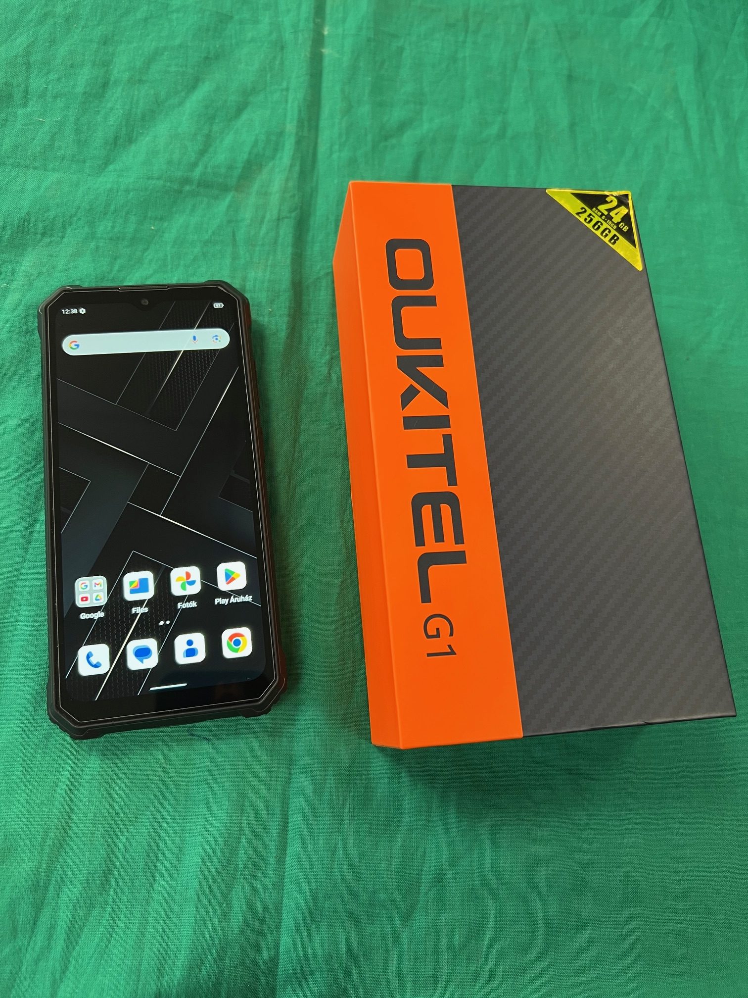 OUKITEL G1 Mobiltelefon 6+18/256Gb dupla sim, kiemelt kép