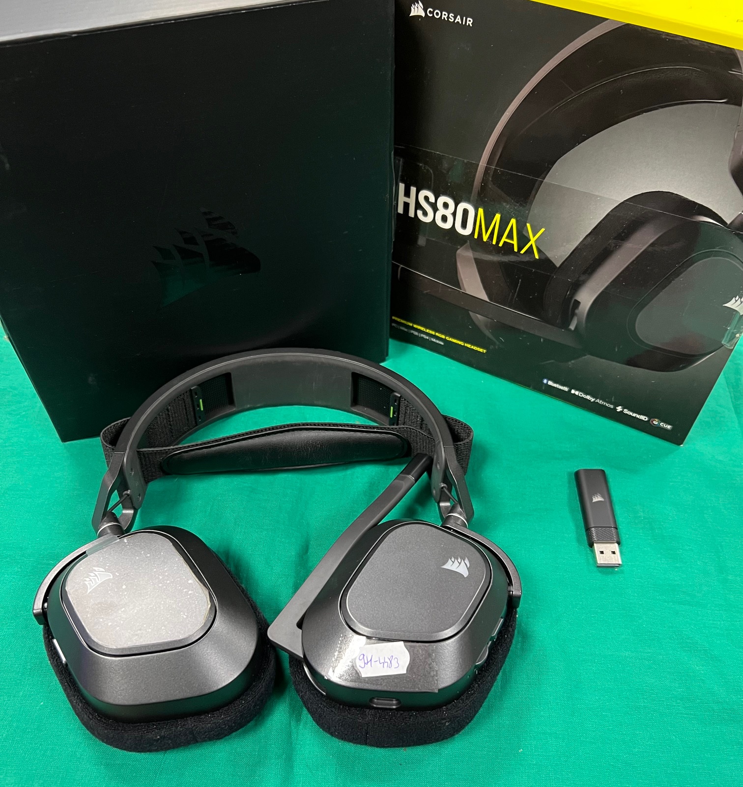ÚJ Corsair HS80 MAX vezeték nélküli gamer fejhallgató, kiemelt kép