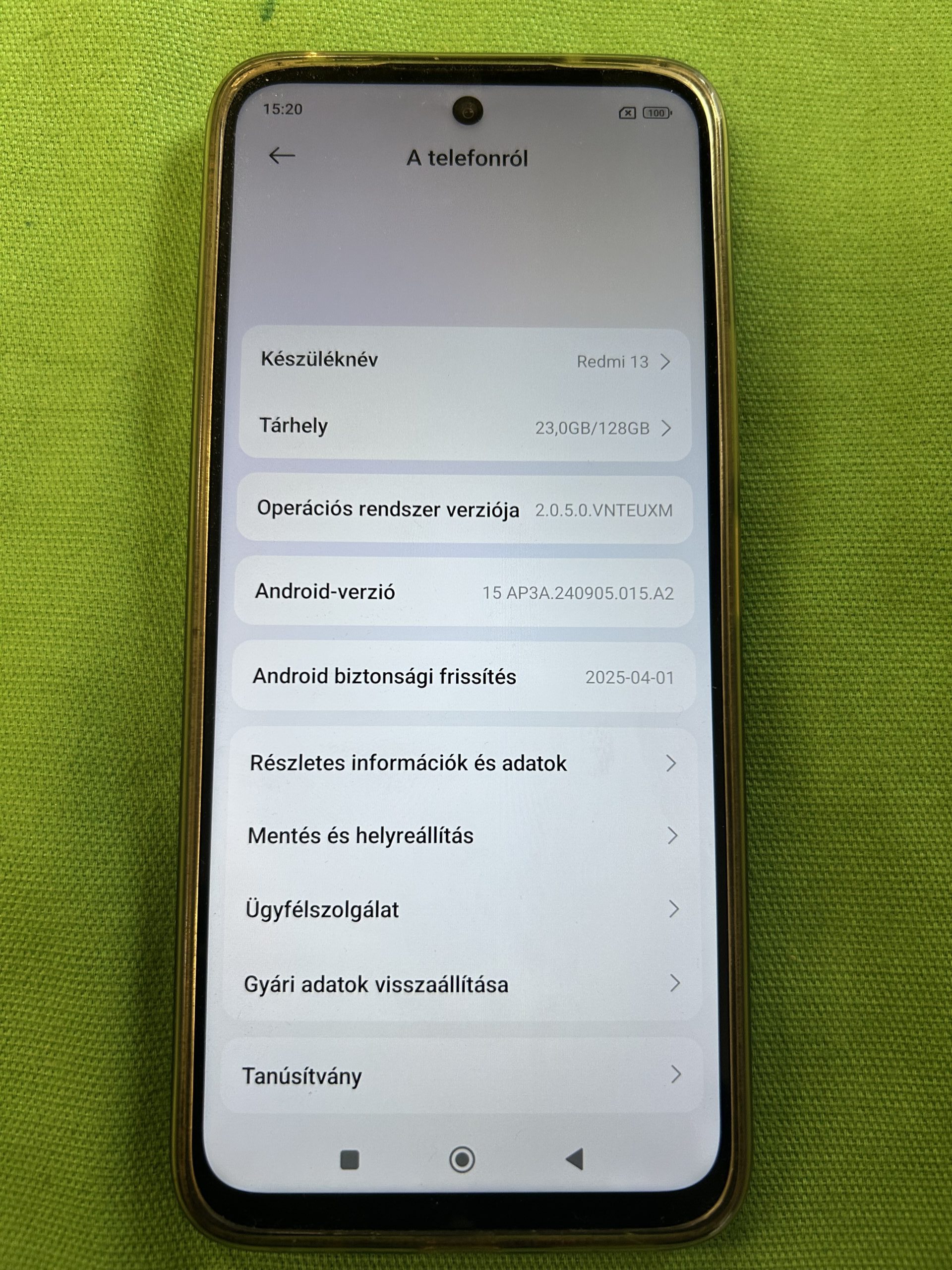 Redmi 13 mobiltelefon 6/128, kiemelt kép