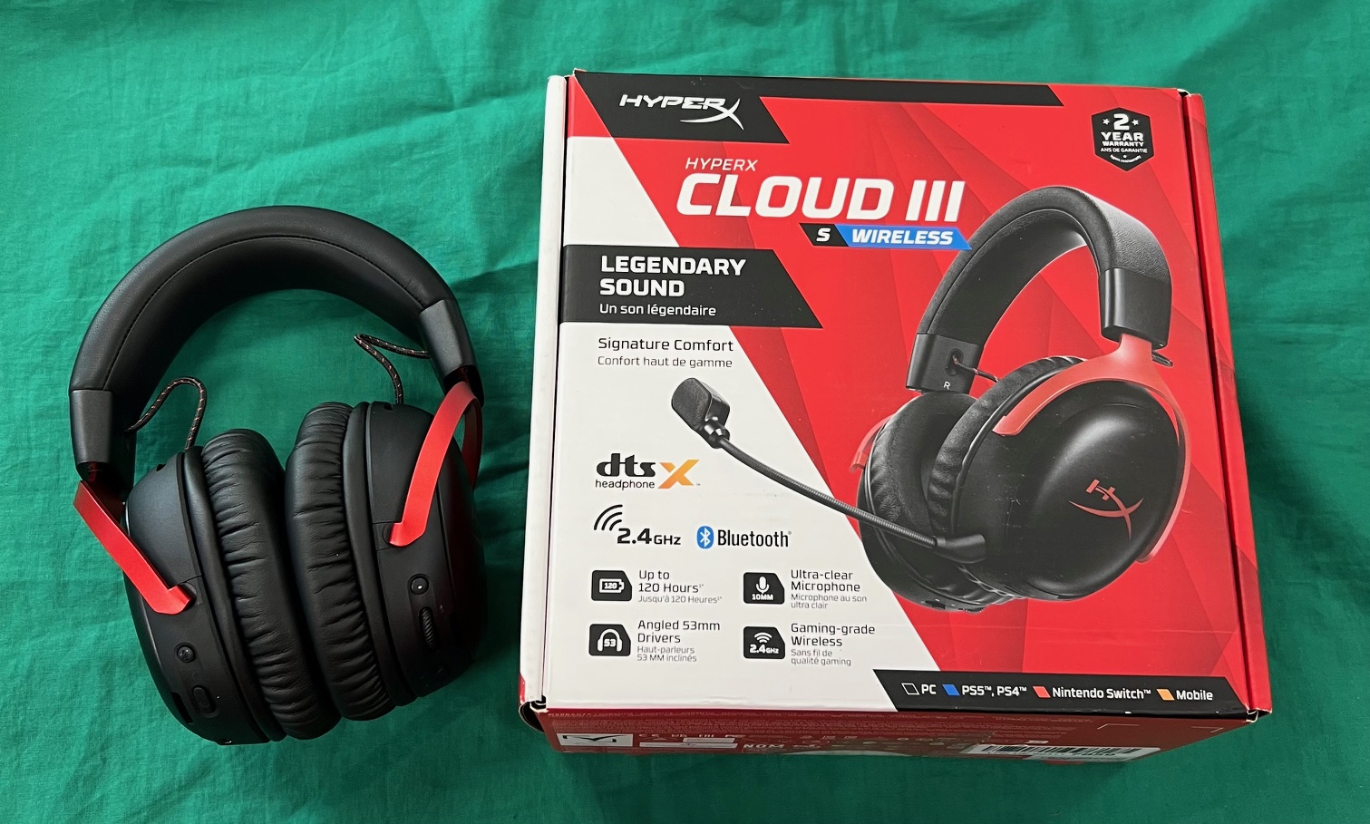 Hyperx Cloud III S Wireless Gamer fejhallgató, kiemelt kép