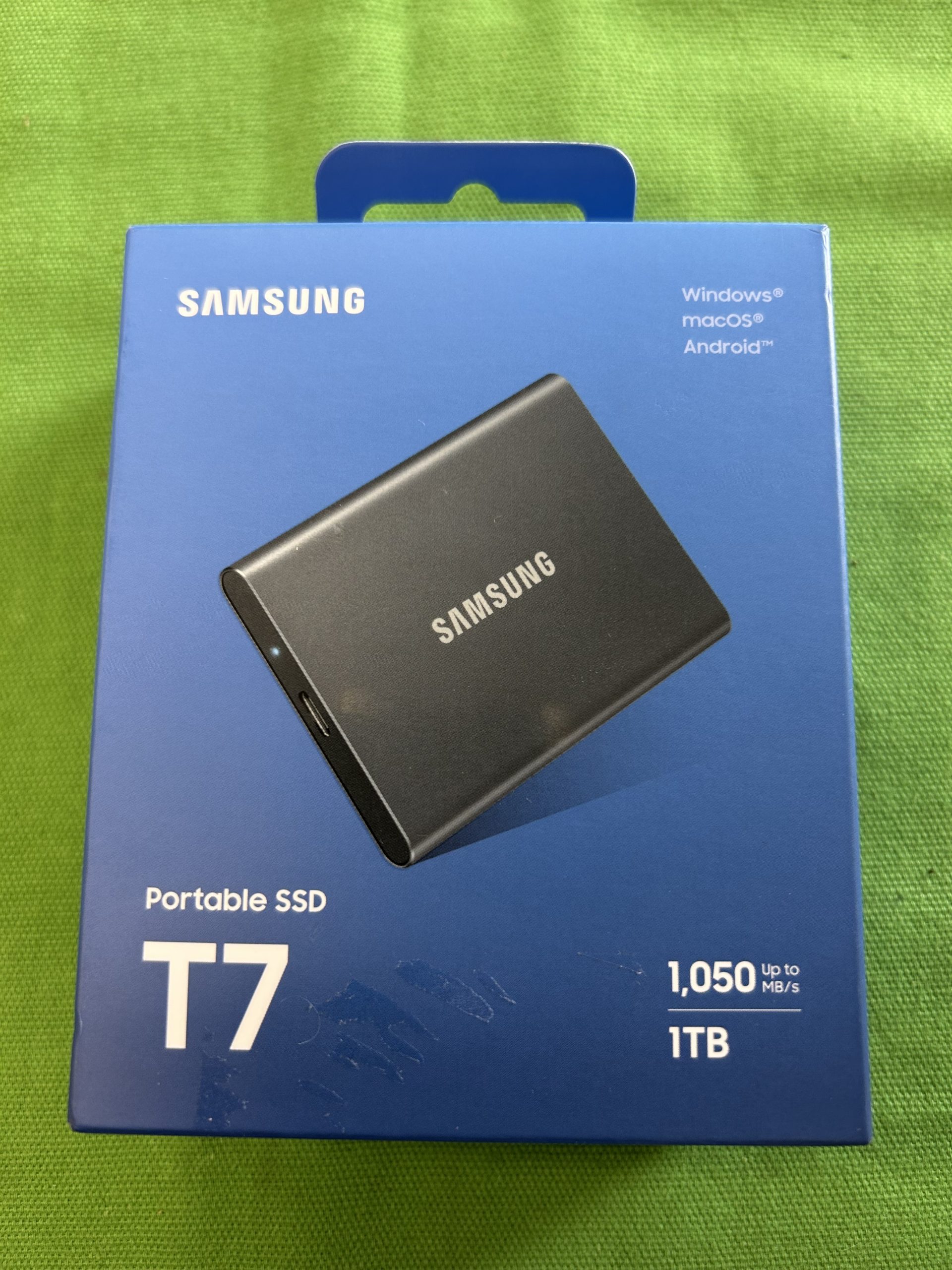 Samsung Portable SSD T7 1TB, kiemelt kép