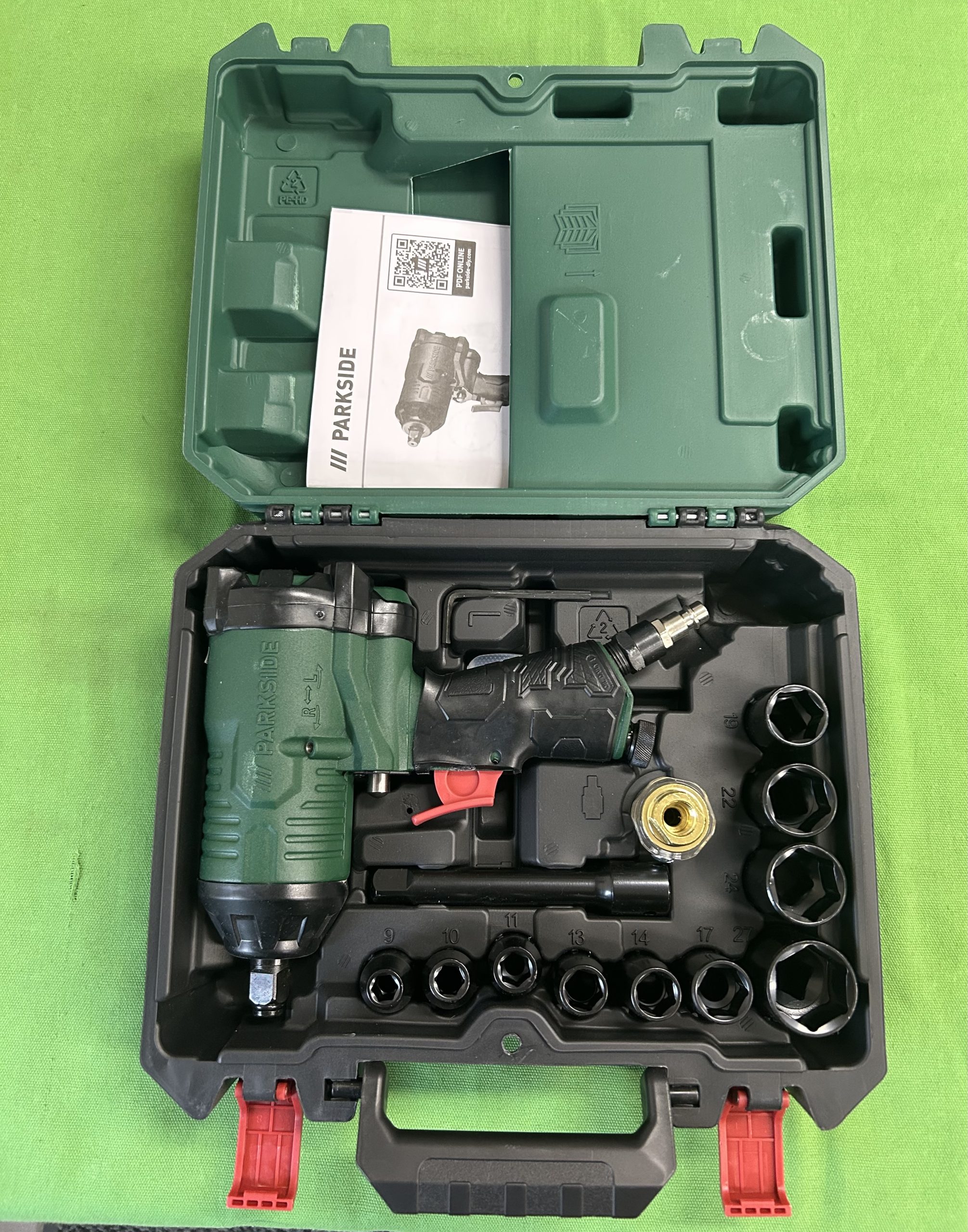 ÚJ! ParkSide PDSS 310 C6 pneumatikus, sűrített levegős ütvecsavarozó, kerékkulcs, kiemelt kép