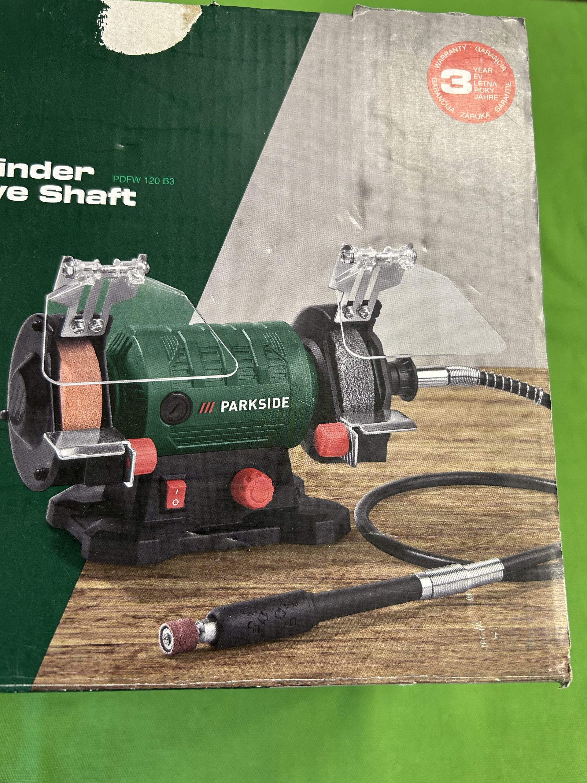 ÚJ! ParkSide PDFW 120 B3 elektromos 120W duplacsiszoló, csiszológép, kiemelt kép