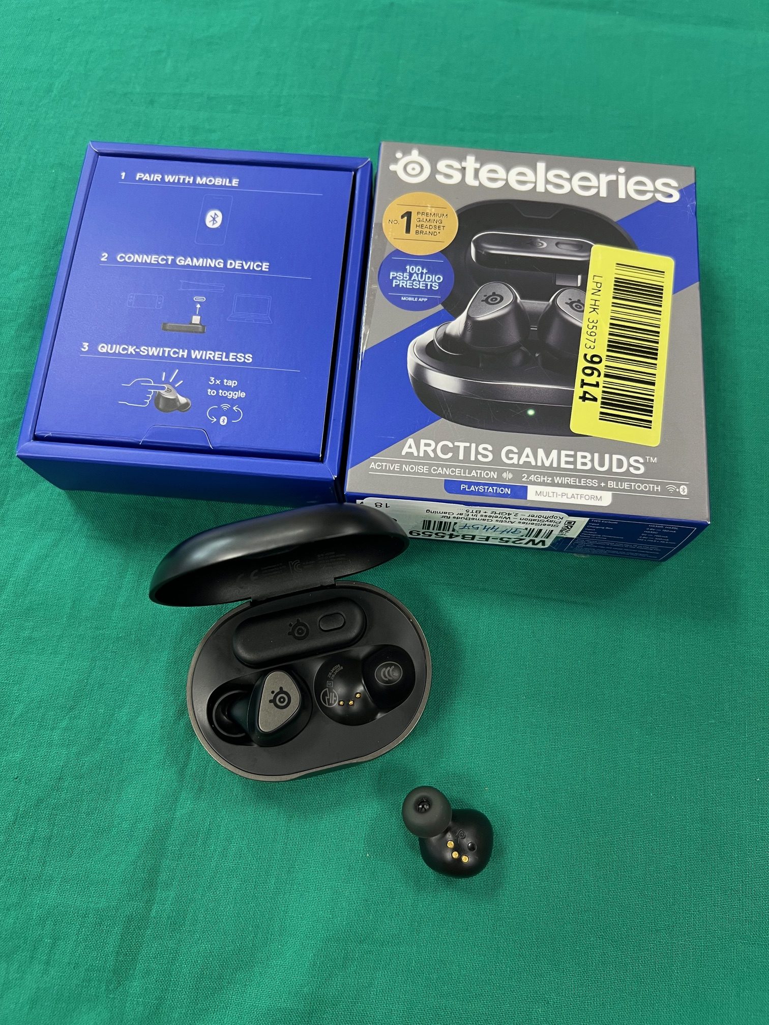 Steelseries Arctis Gamebuds (Playstation) Gamer vezeték nélküli fülhallgató, kiemelt kép