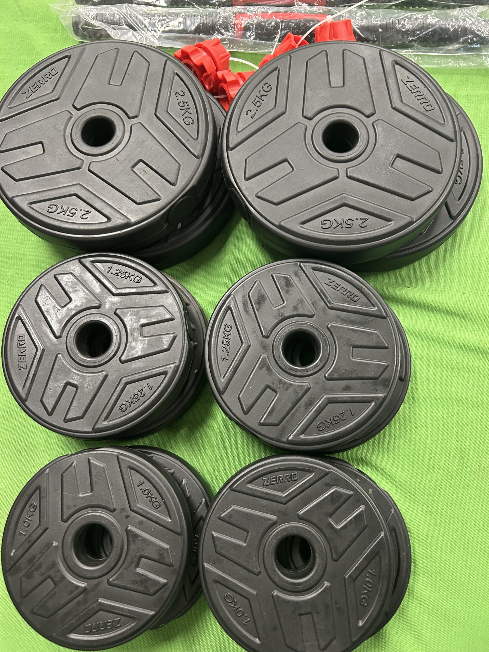 ÚJ! 19 kg 2db 1egykezes súlyzó, összeszerelhető, kiemelt kép